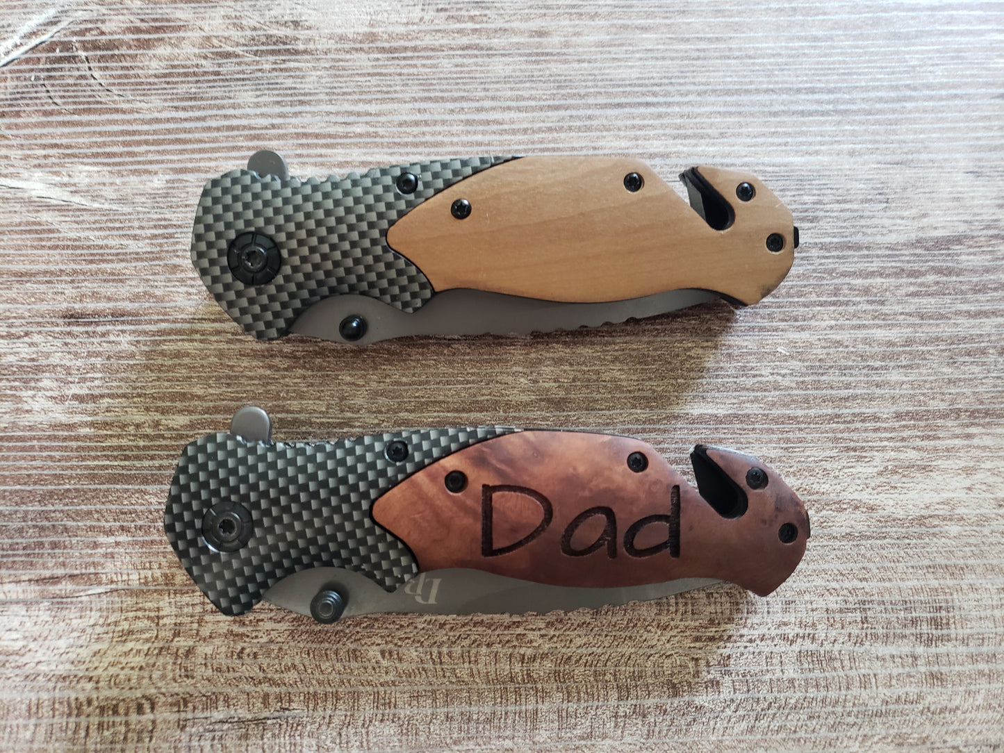 Pocket knives knife Personalized light color only. Dark is sold out!! Non-locking