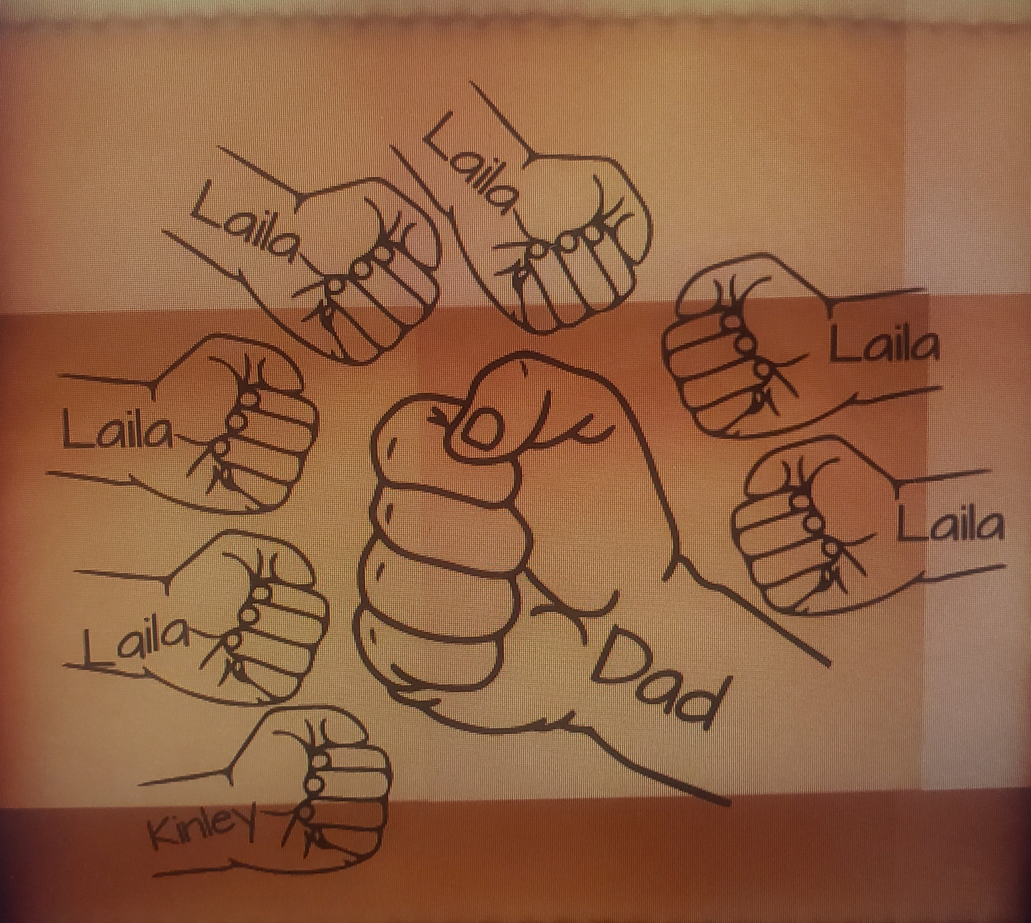 Fist Bump Leatherette Koozies Personalized