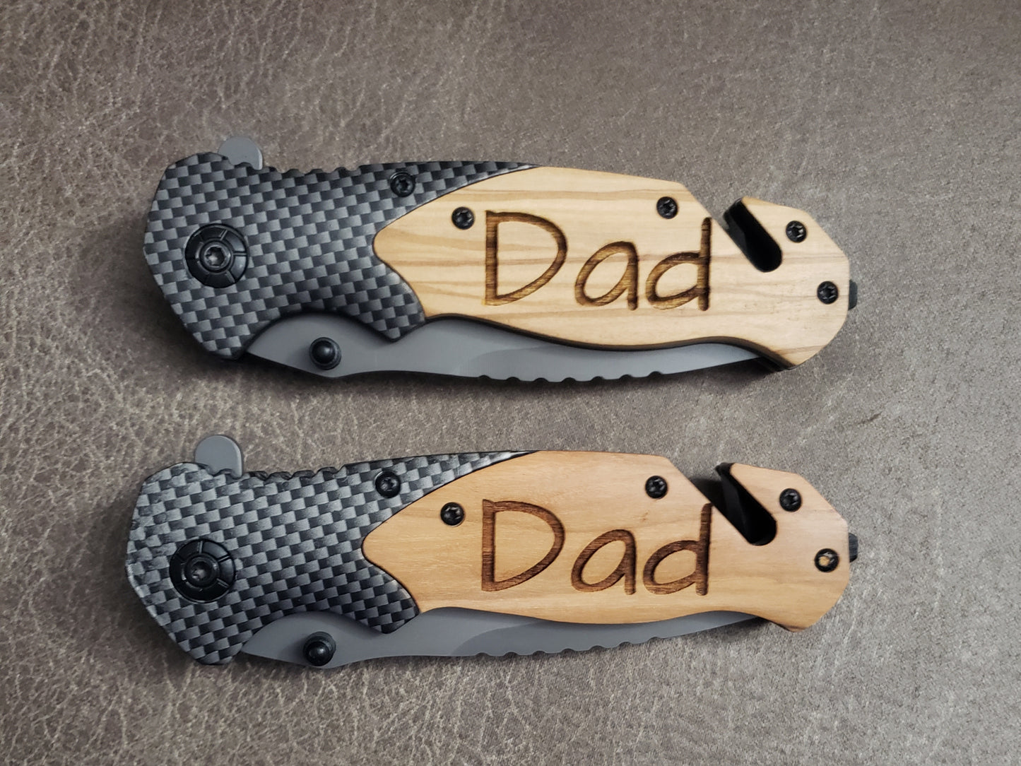 Pocket knives knife Personalized light color only. Dark is sold out!! Non-locking