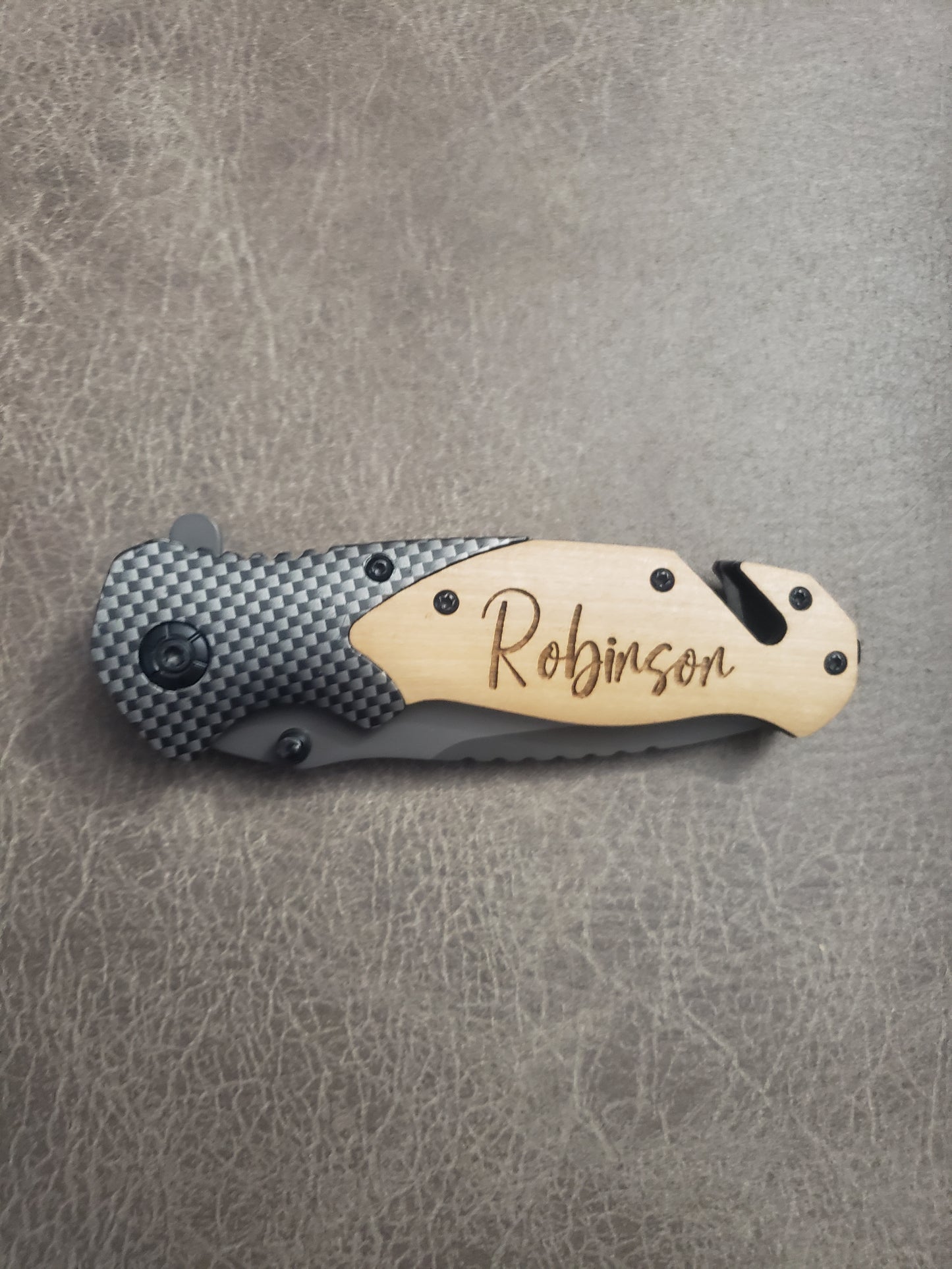 Pocket knives knife Personalized light color only. Dark is sold out!! Non-locking