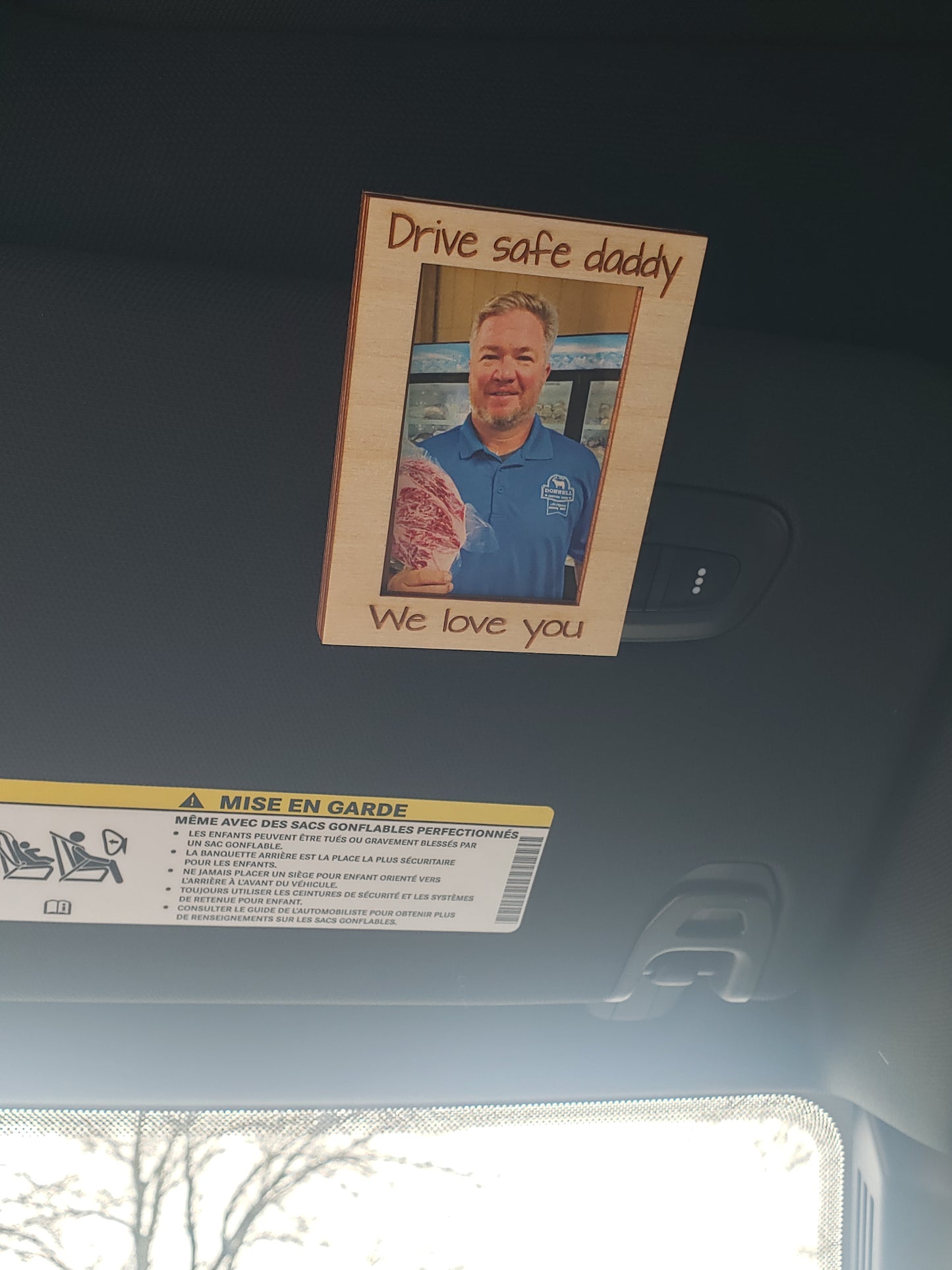 Drive safe visor clip or magnet personalized Longer TAT