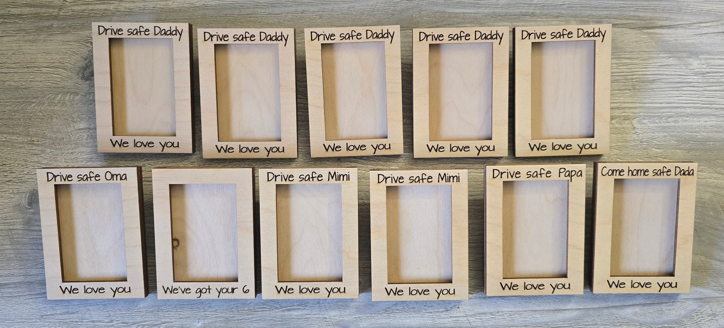 Drive safe visor clip or magnet personalized Longer TAT