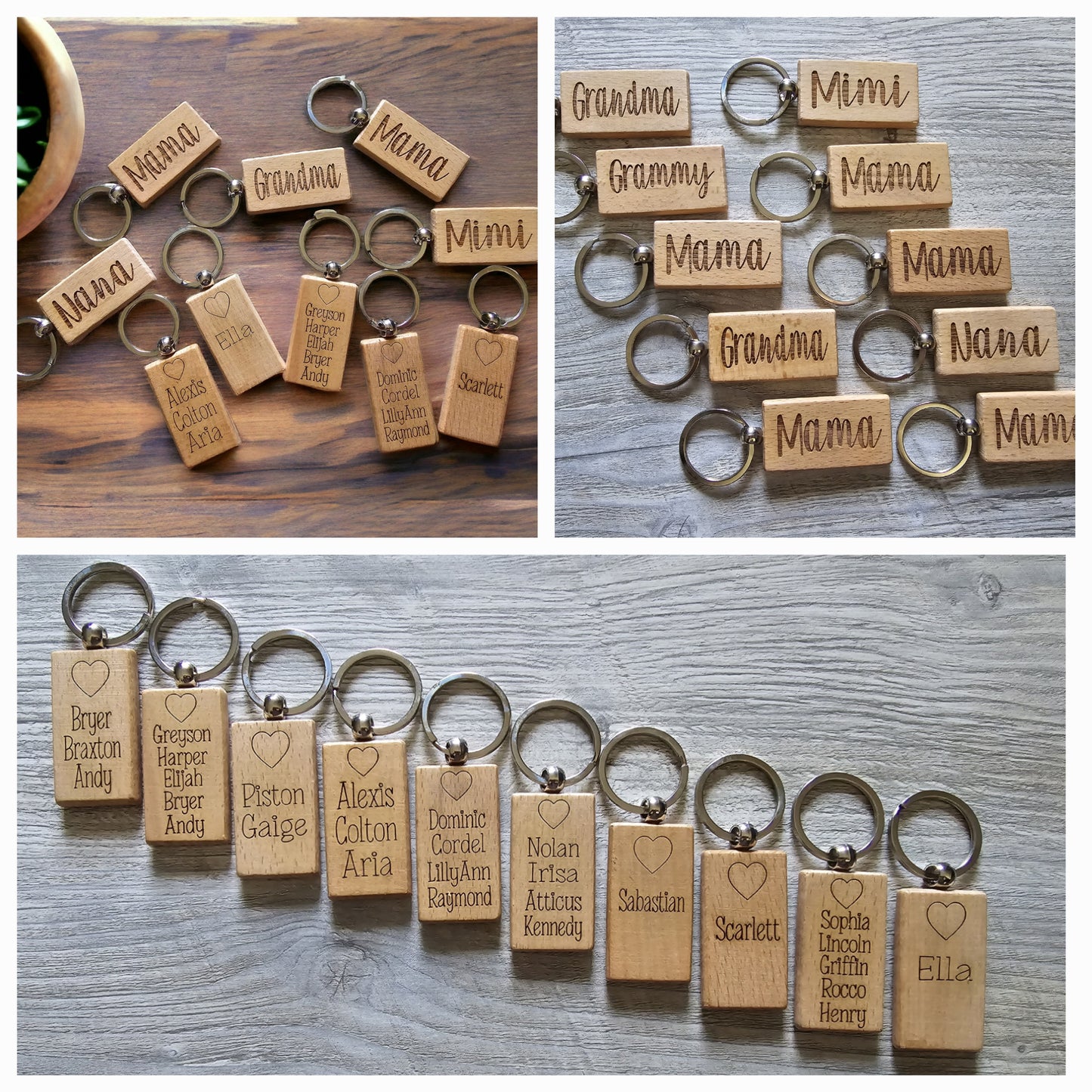 Mama Personalized Keychains