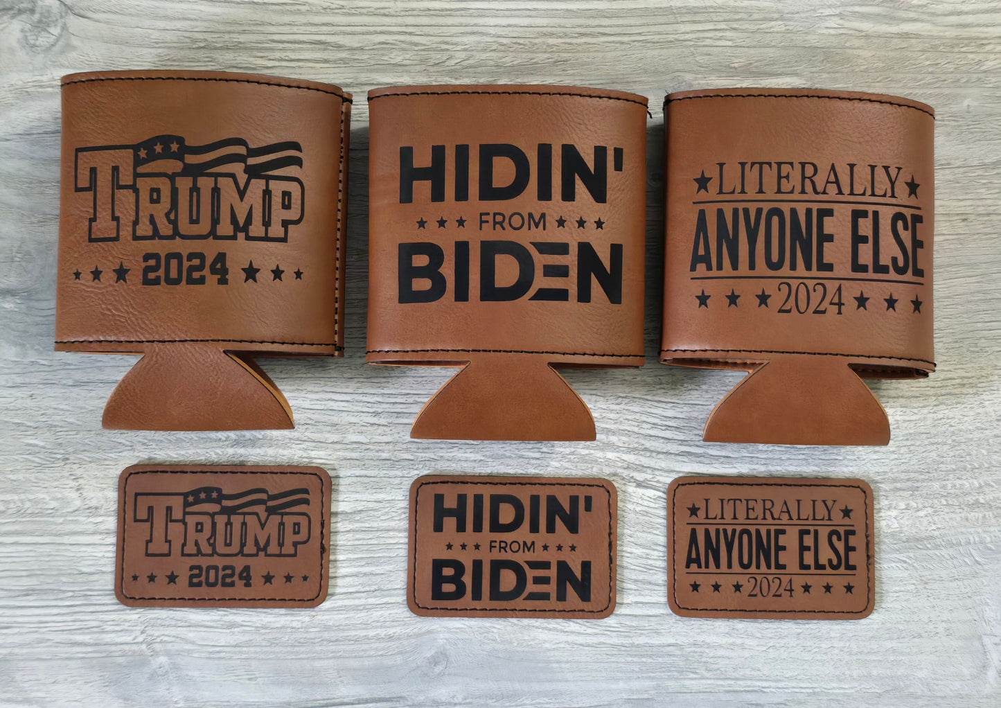 Trump 2024 Koozie and Hat Patch