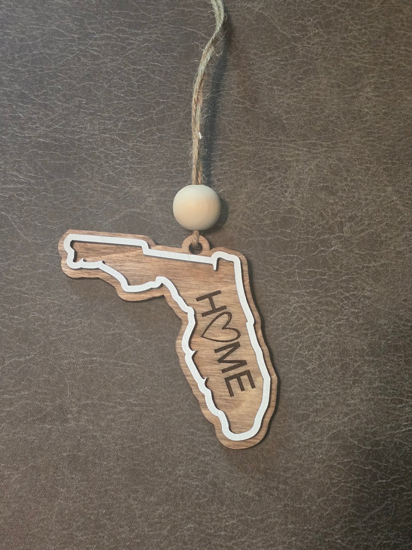Home State Christmas Ornament Personalized