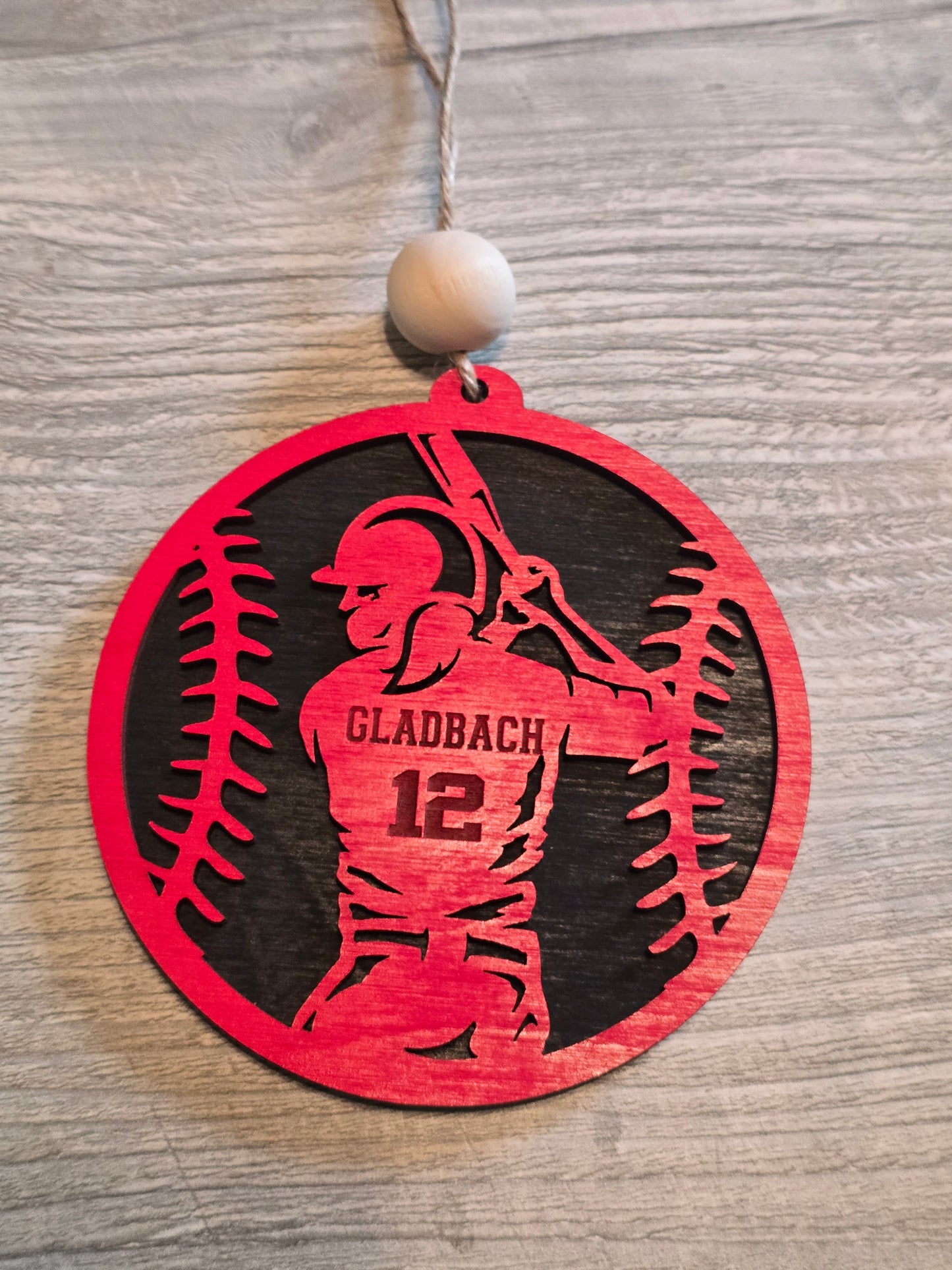 Sports Set 1 Christmas Ornaments Personalized bag tag