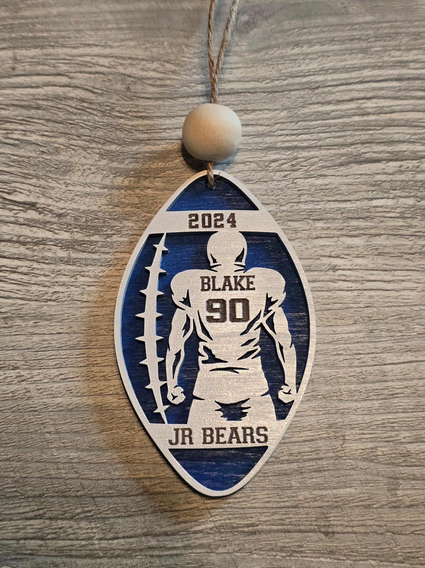 Sports Set 1 Christmas Ornaments Personalized bag tag