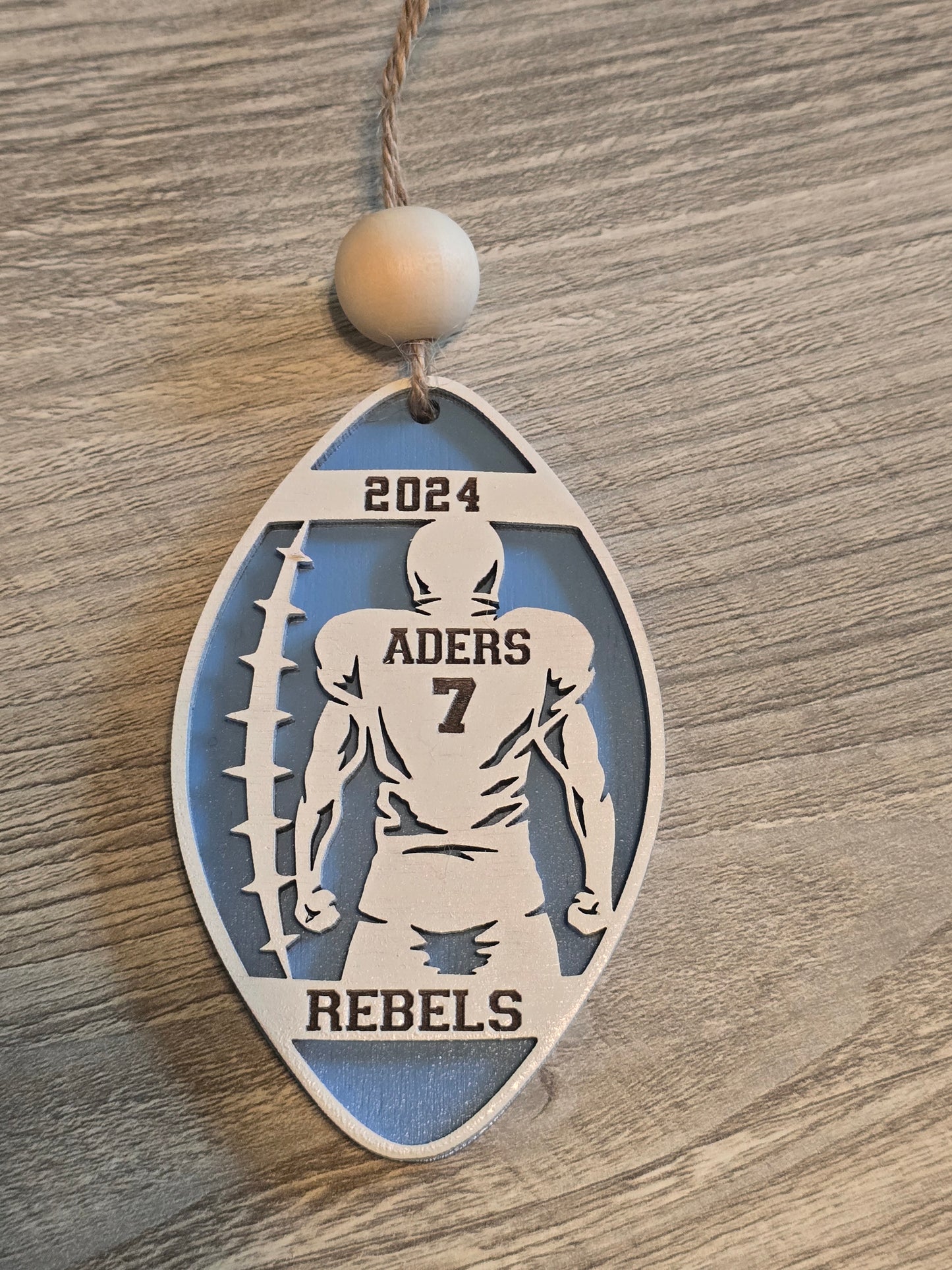 Sports Set 1 Christmas Ornaments Personalized bag tag