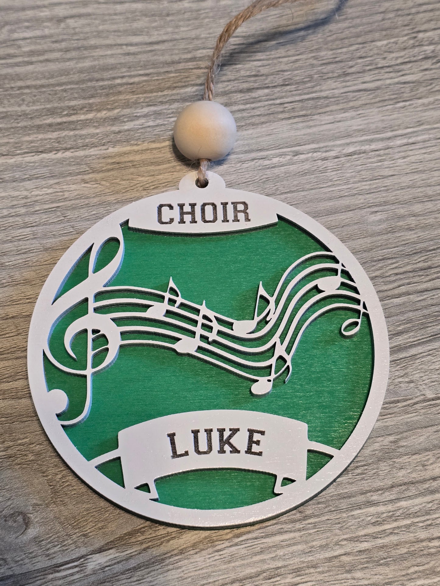 Sports Set 3 Christmas Ornaments Personalized