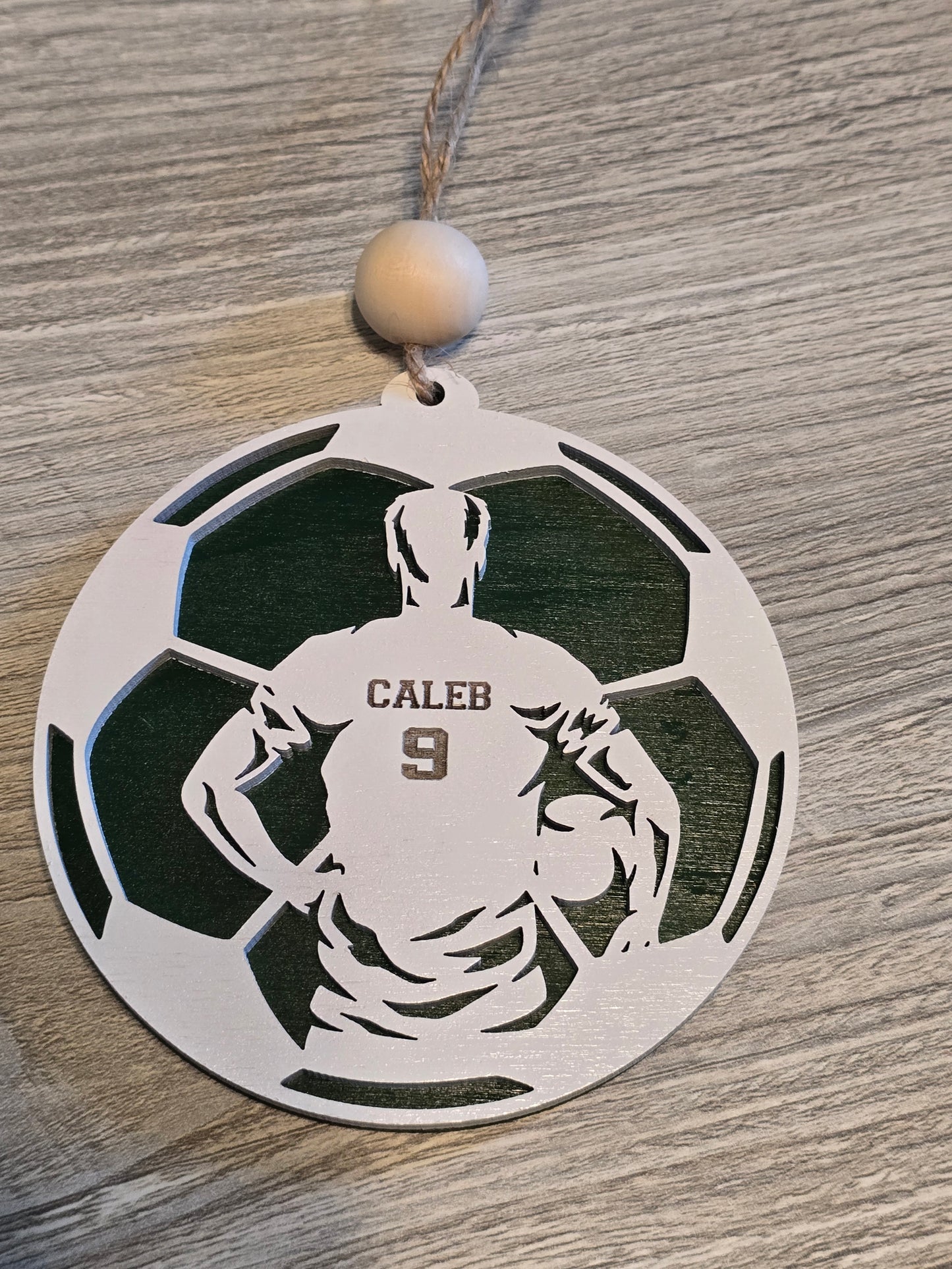 Sports Set 2 Christmas Ornaments Personalized