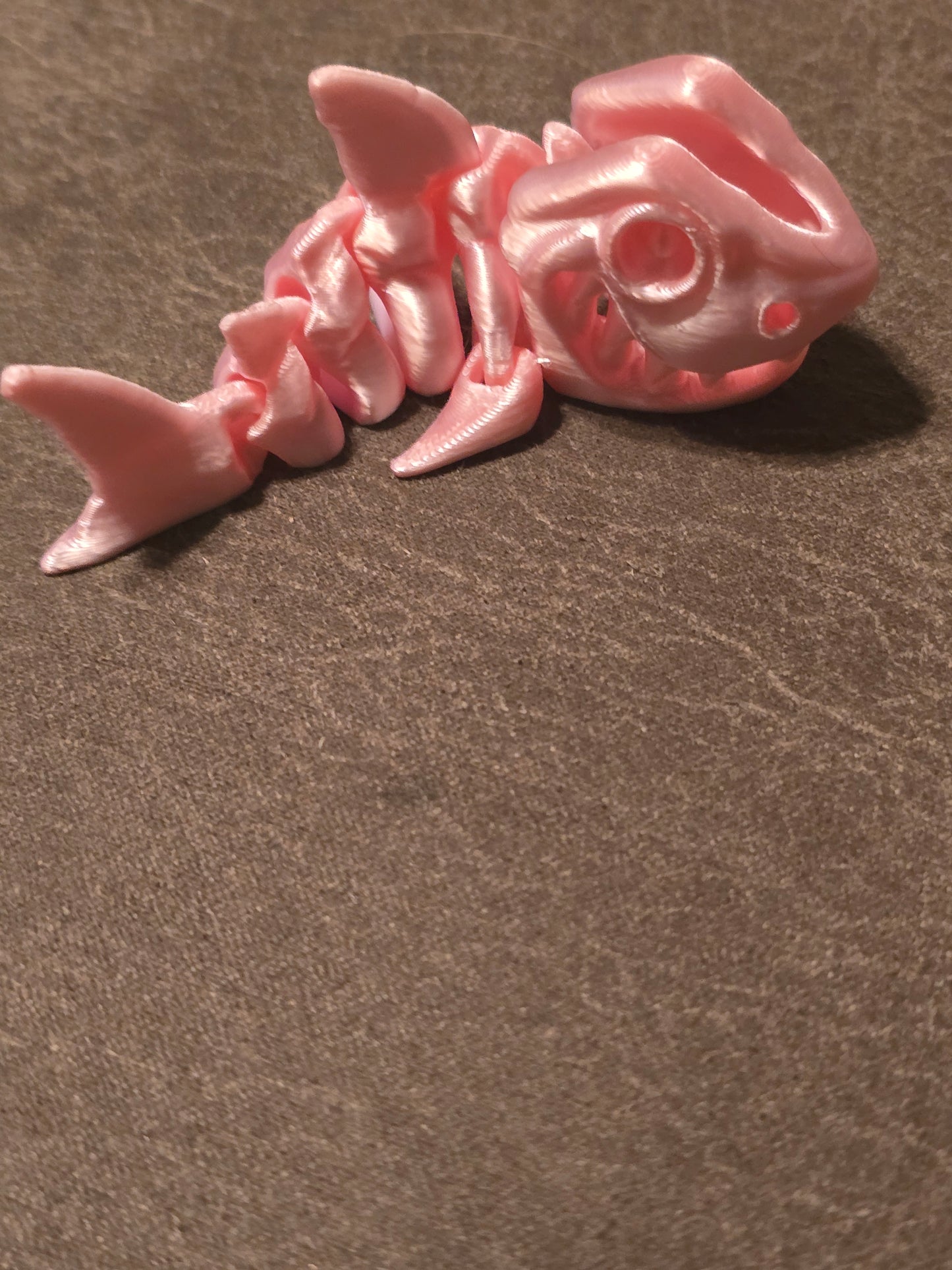 3D printed Articulated Shark keychain
