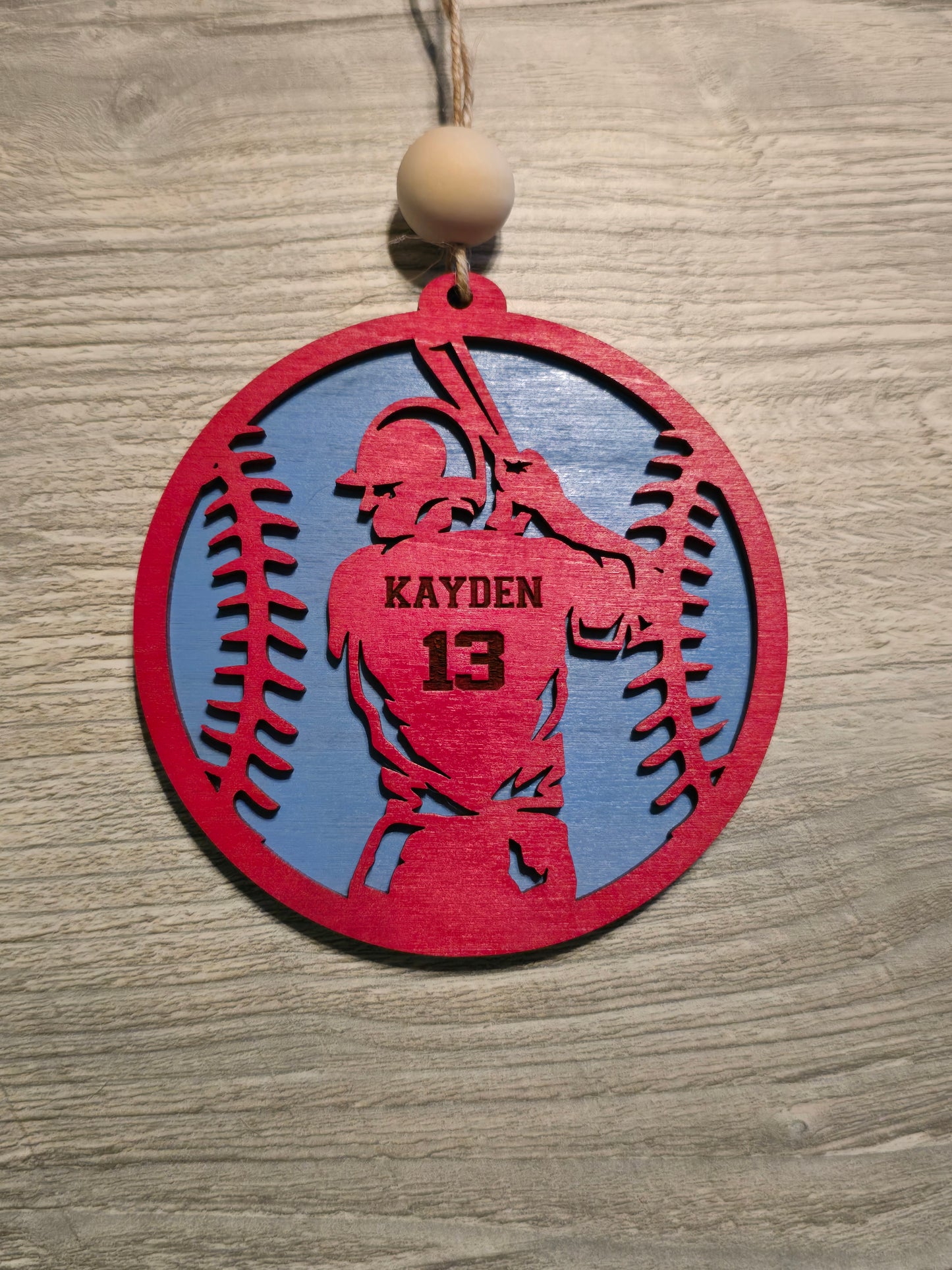 Sports Set 1 Christmas Ornaments Personalized bag tag