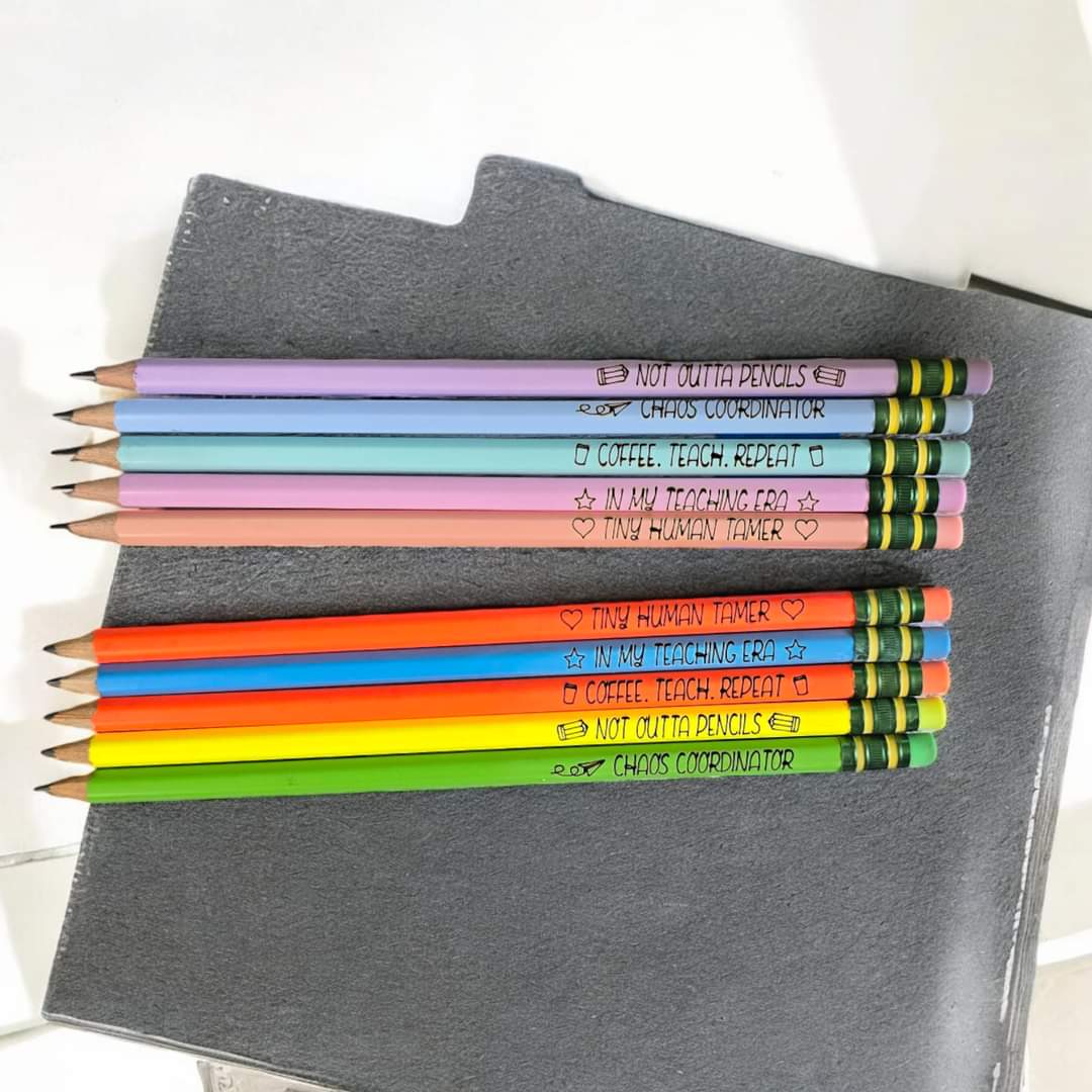 With bag Teacher Back to School pencils