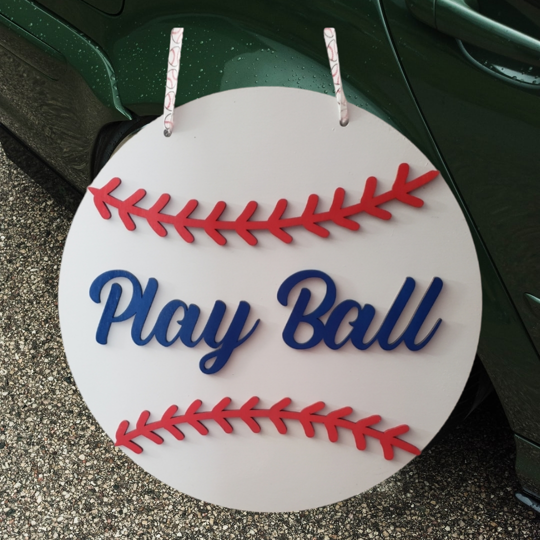 Play Ball Sign Multiple Sizes
