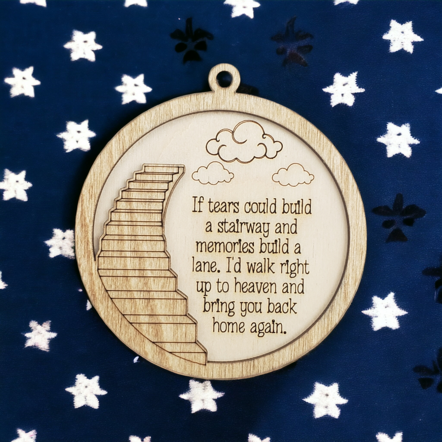 Stairway to Heaven Christmas Ornament