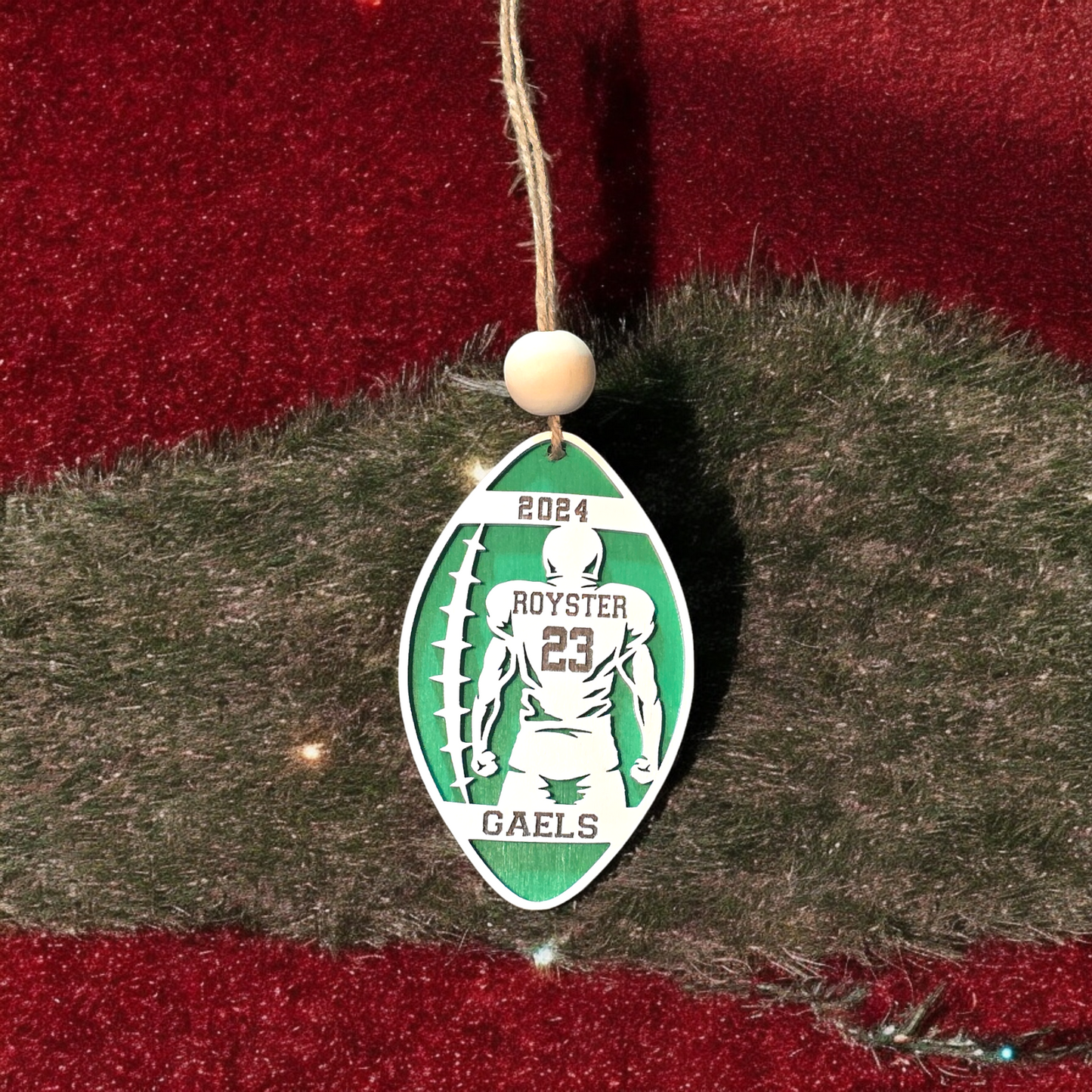 Sports Set 1 Christmas Ornaments Personalized bag tag