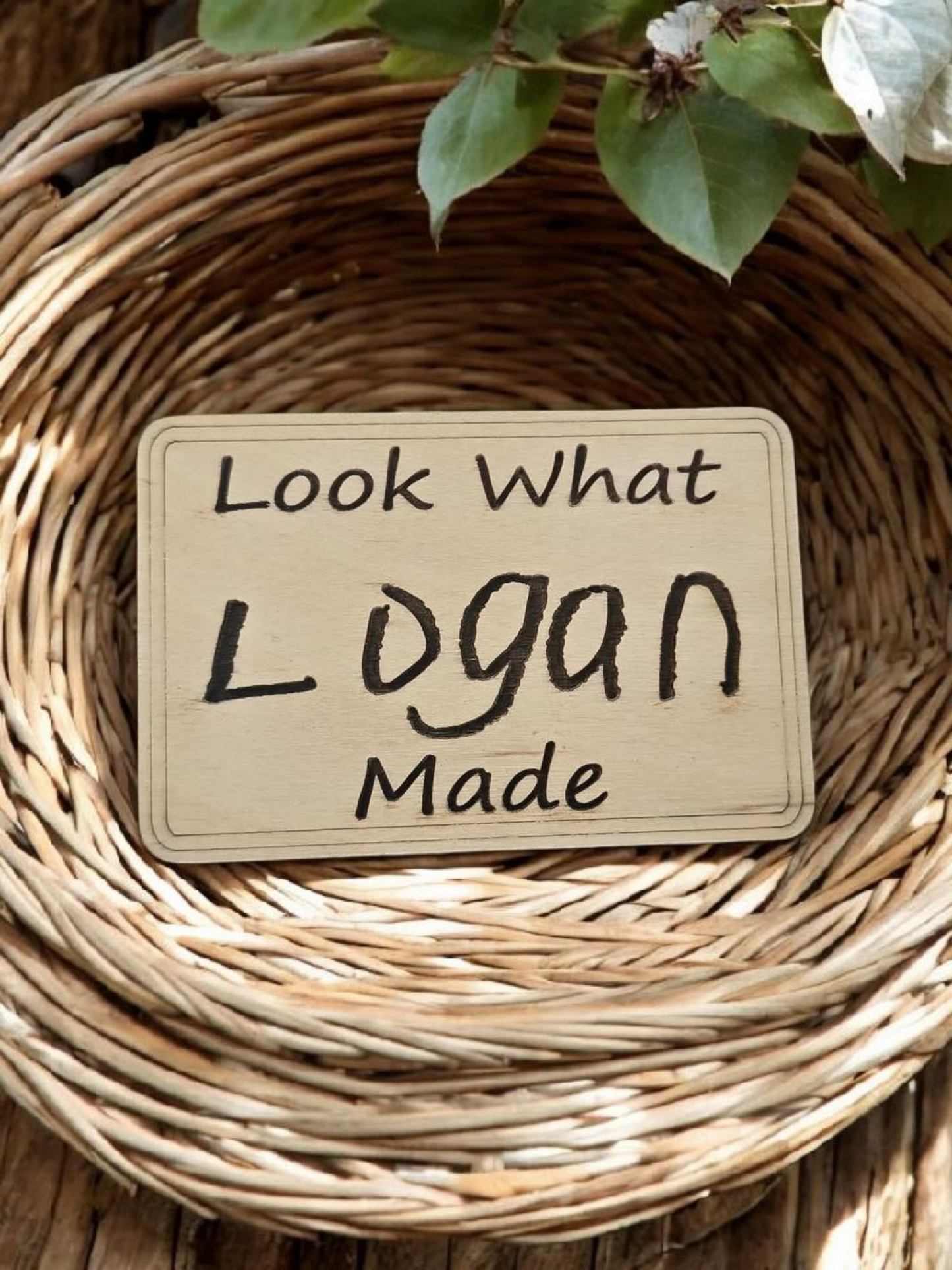 Look what (childs name handwritten) made magnet
