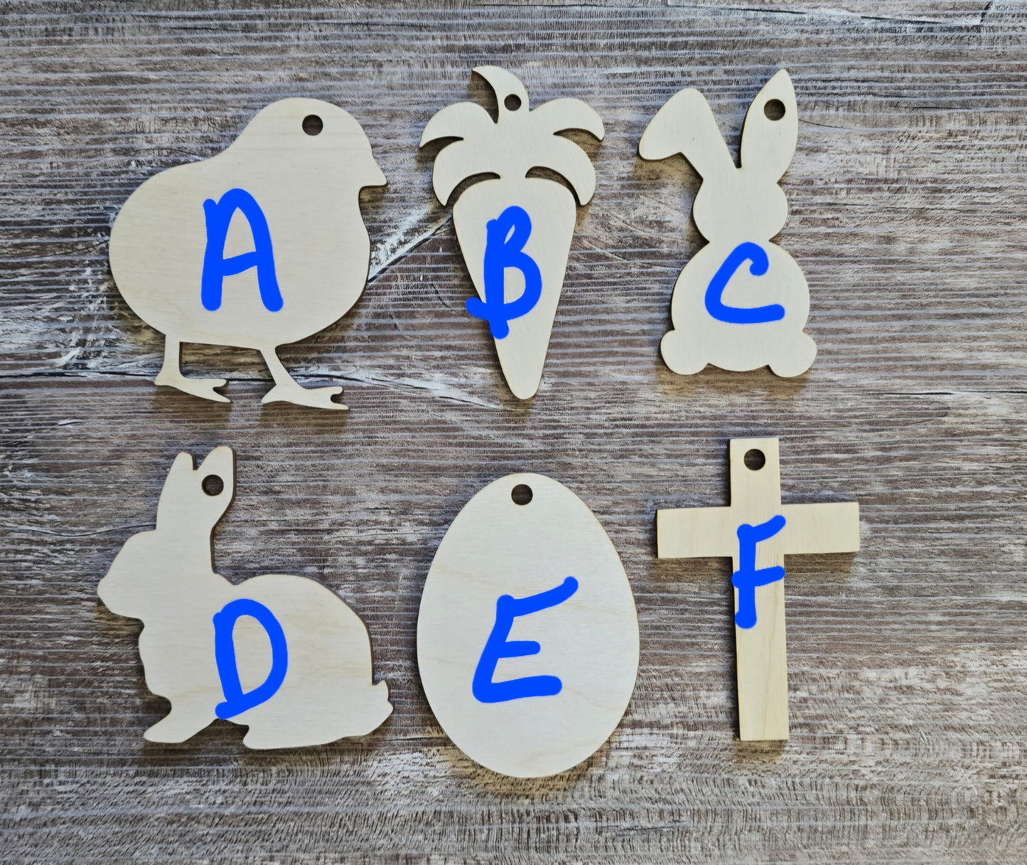 Easter Cutouts Shapes