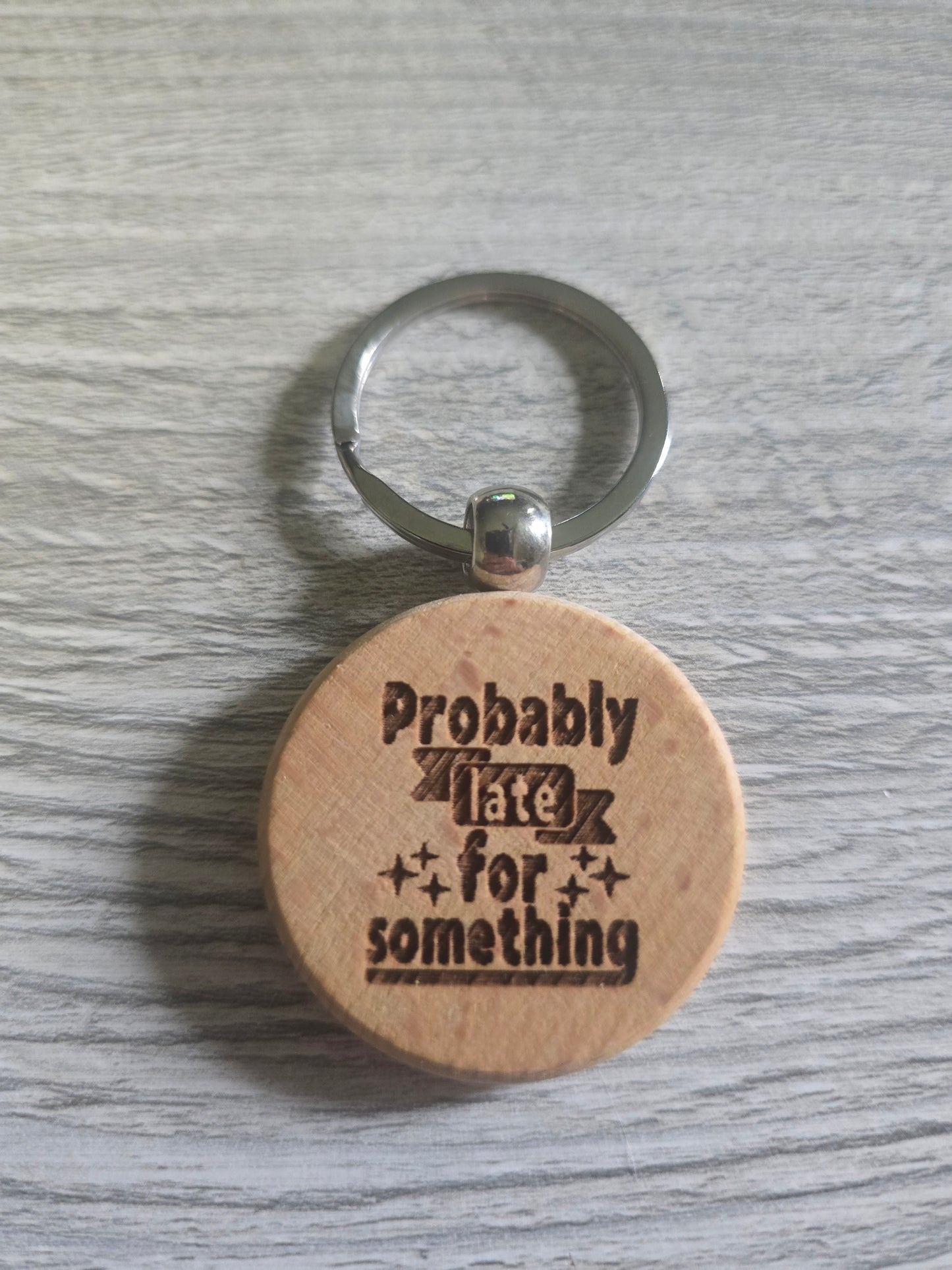 Religious and sassy round keychains