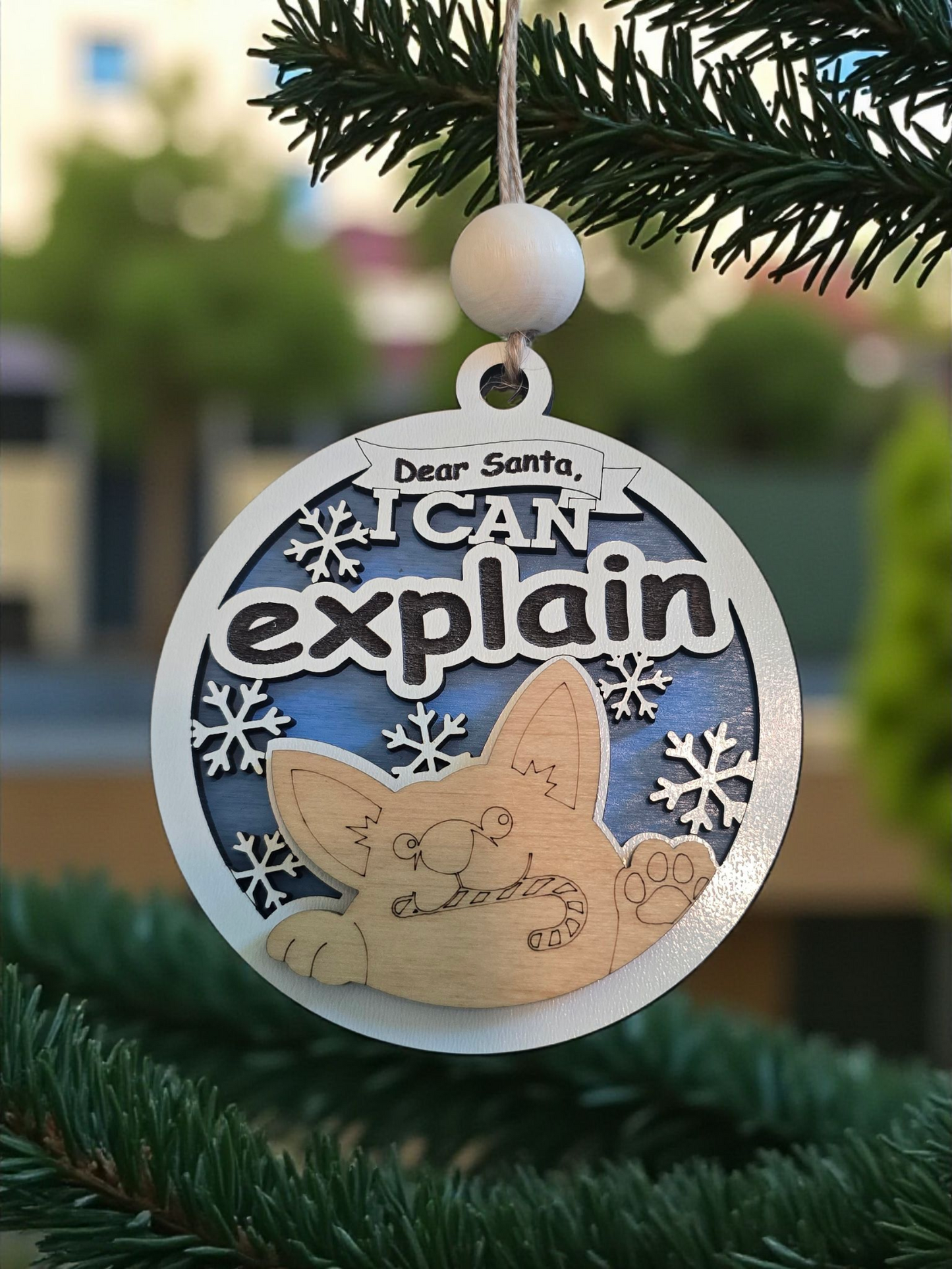 Sassy Christmas Ornament