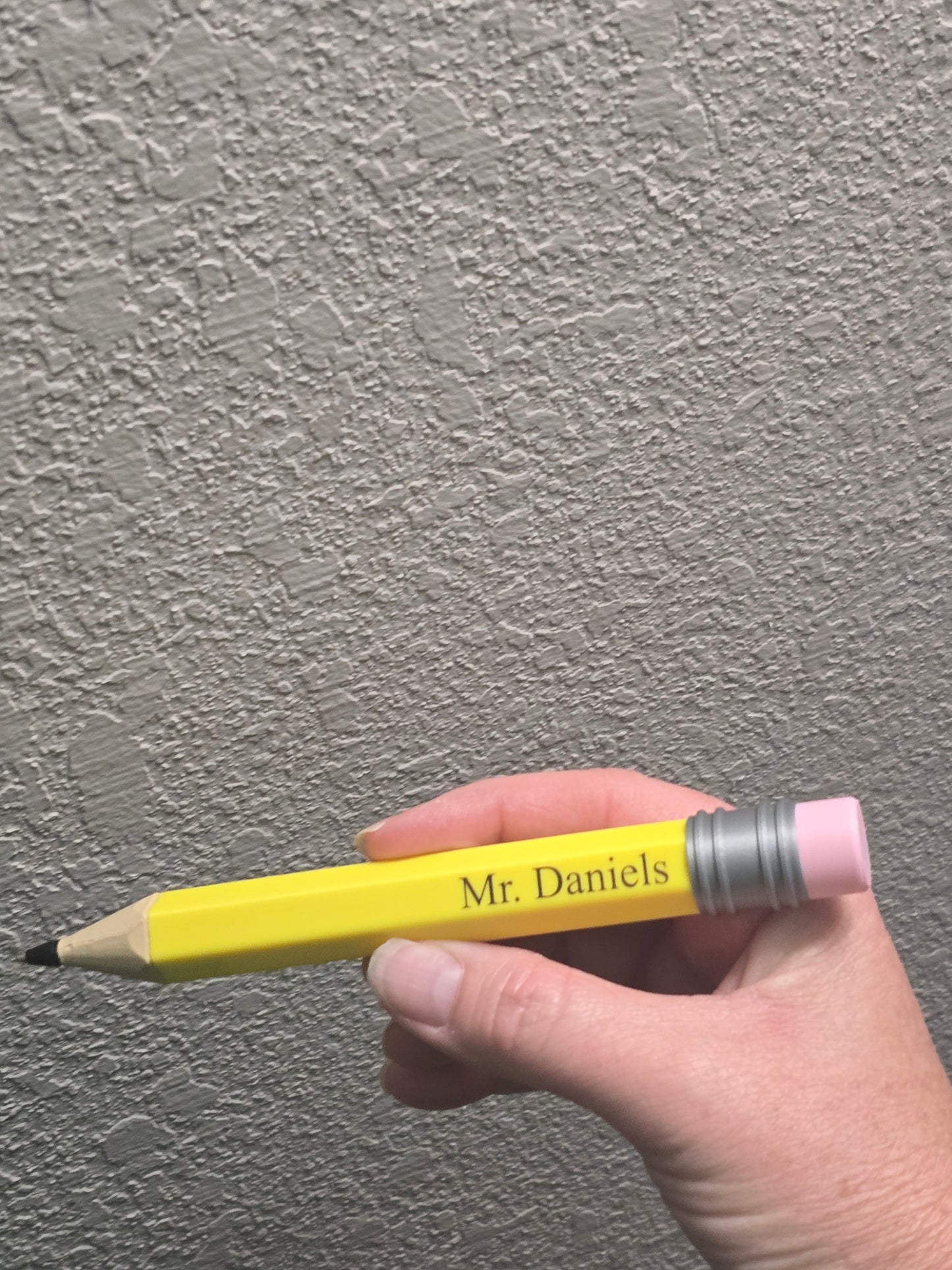 3D printed & UV printed Oversize pencil Pen personalized