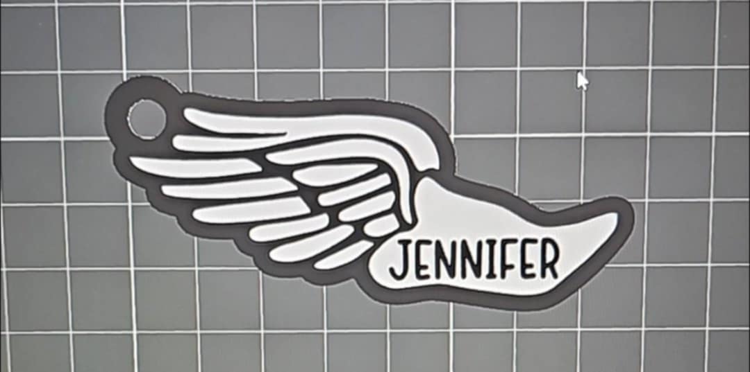 3D printed plastic sport keychains Personalized with name coach bag tag