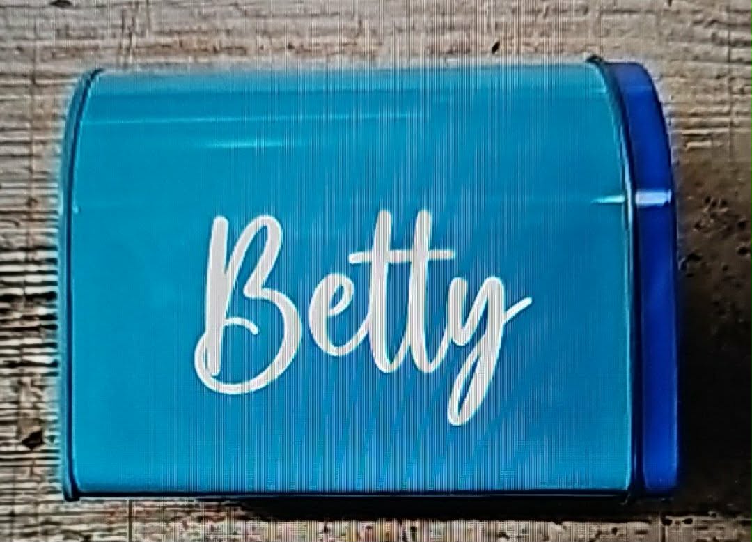 Valentines Day Mailbox personalized with name