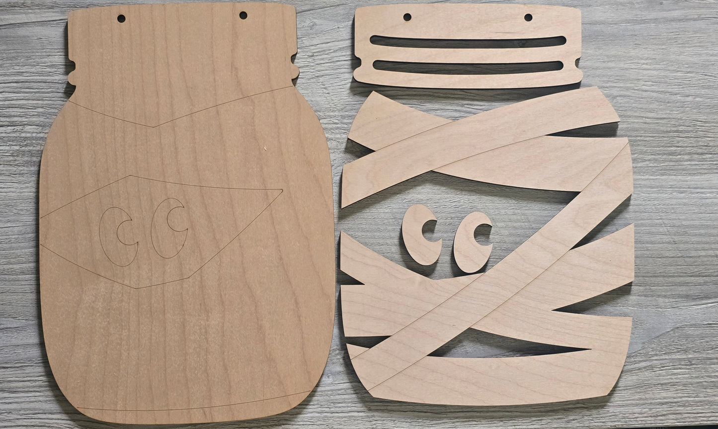 Mason jar signs DIY