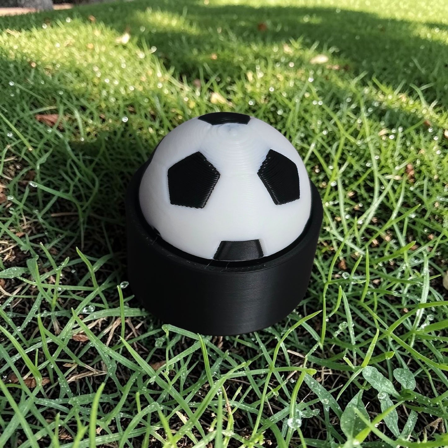 Basketball soccer fidget clicker keychain