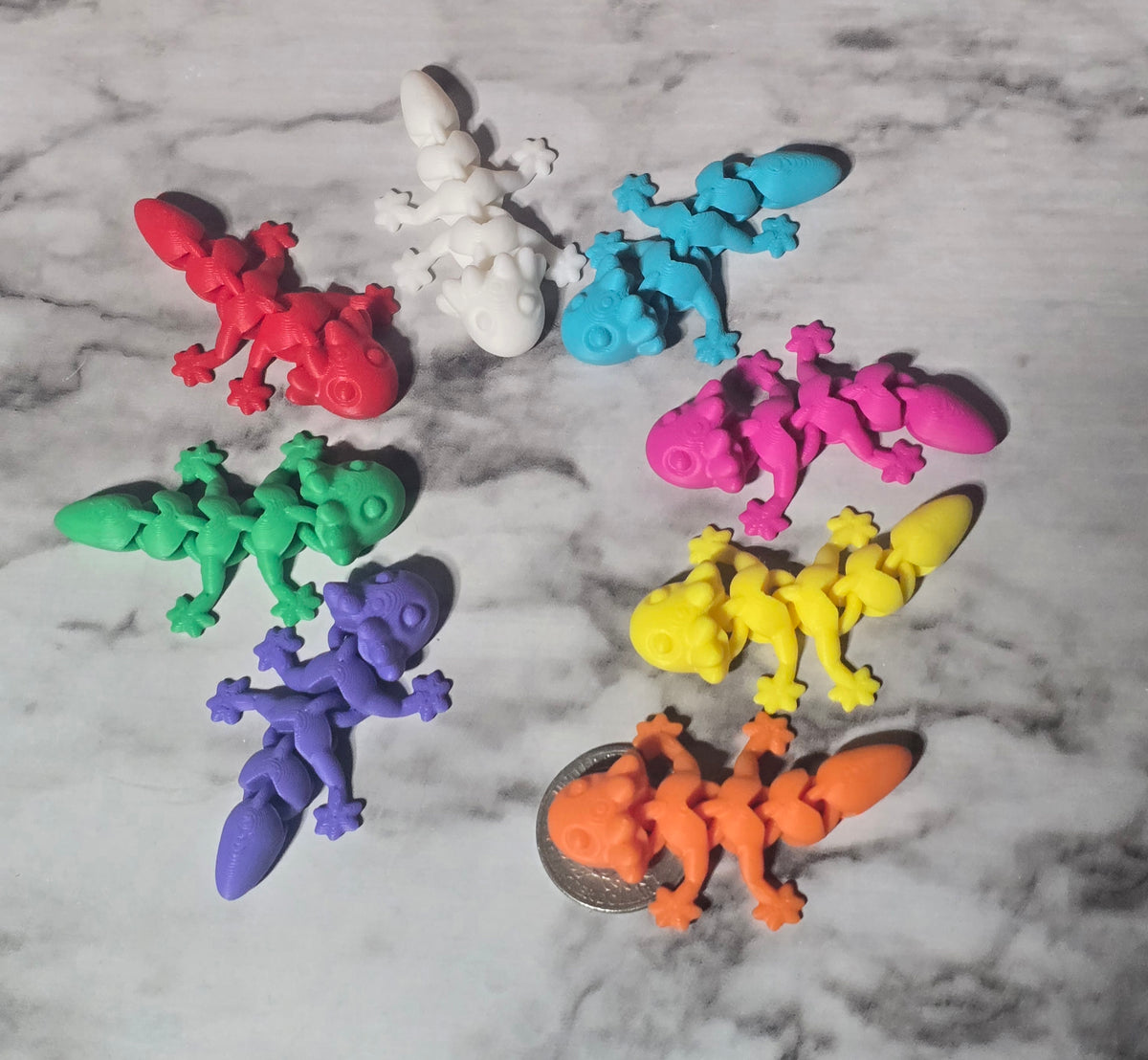 3D printed Miniature Axolotl