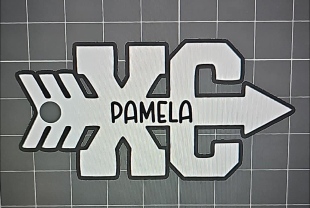 3D printed plastic sport keychains Personalized with name coach bag tag