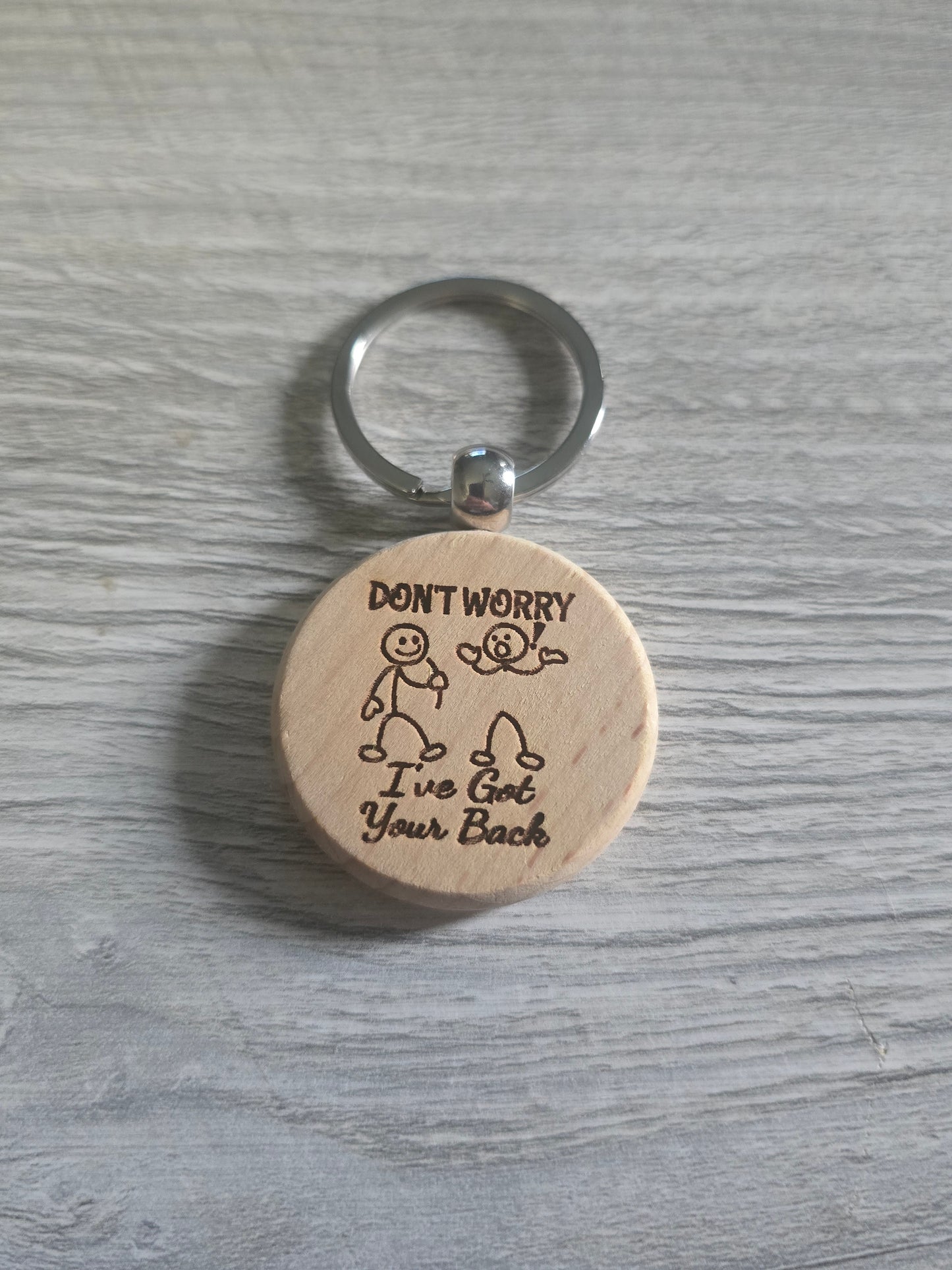Religious and sassy round keychains
