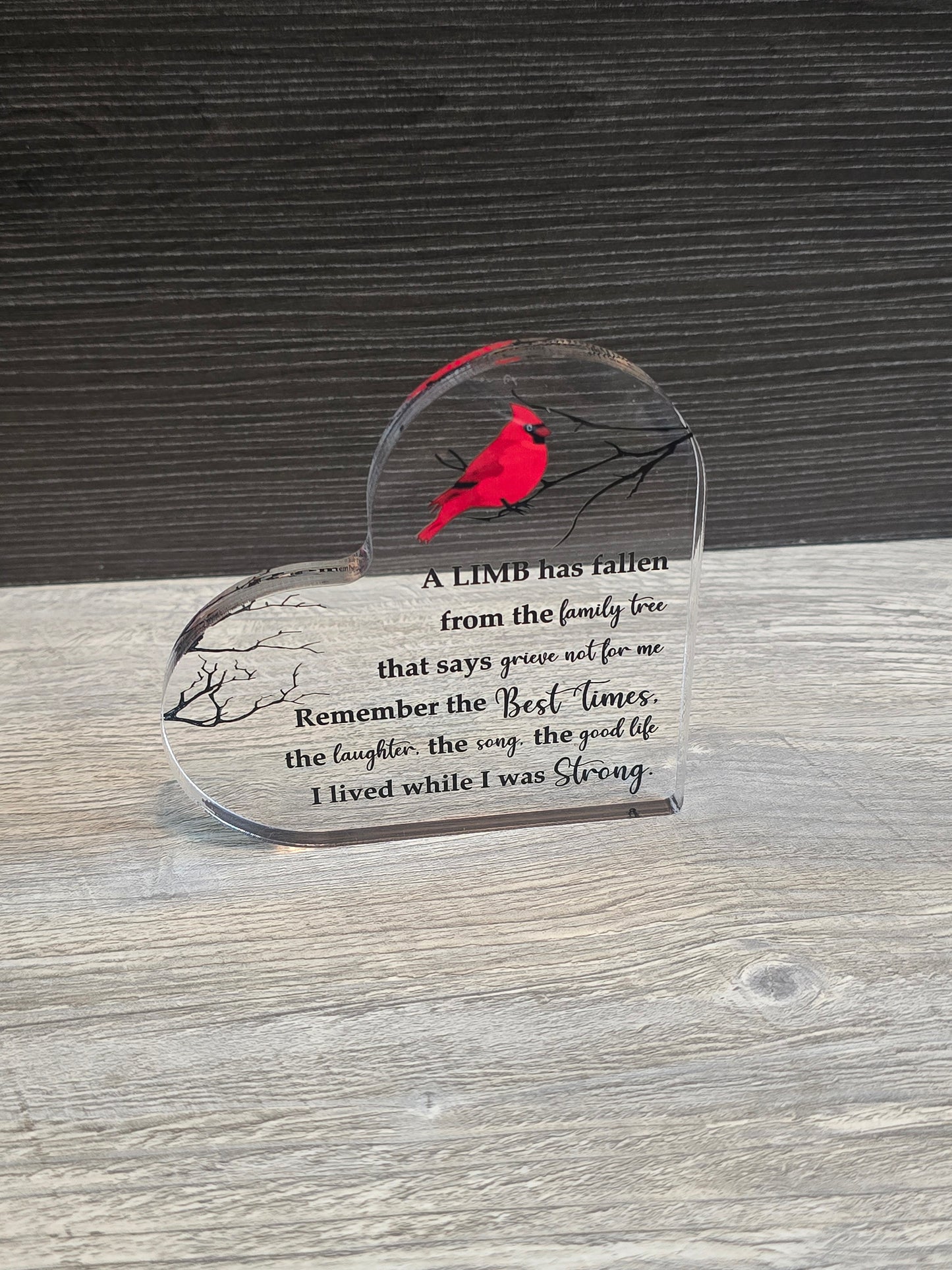 Acrylic desk signs