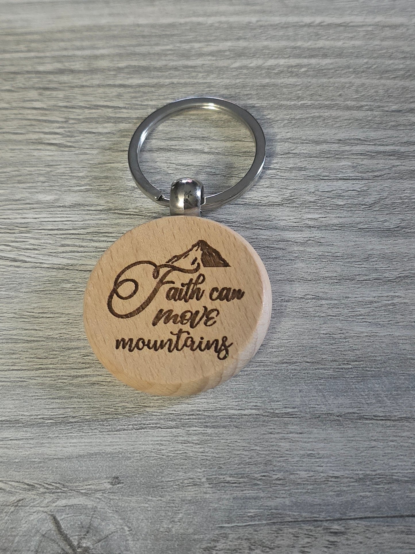 Religious and sassy round keychains