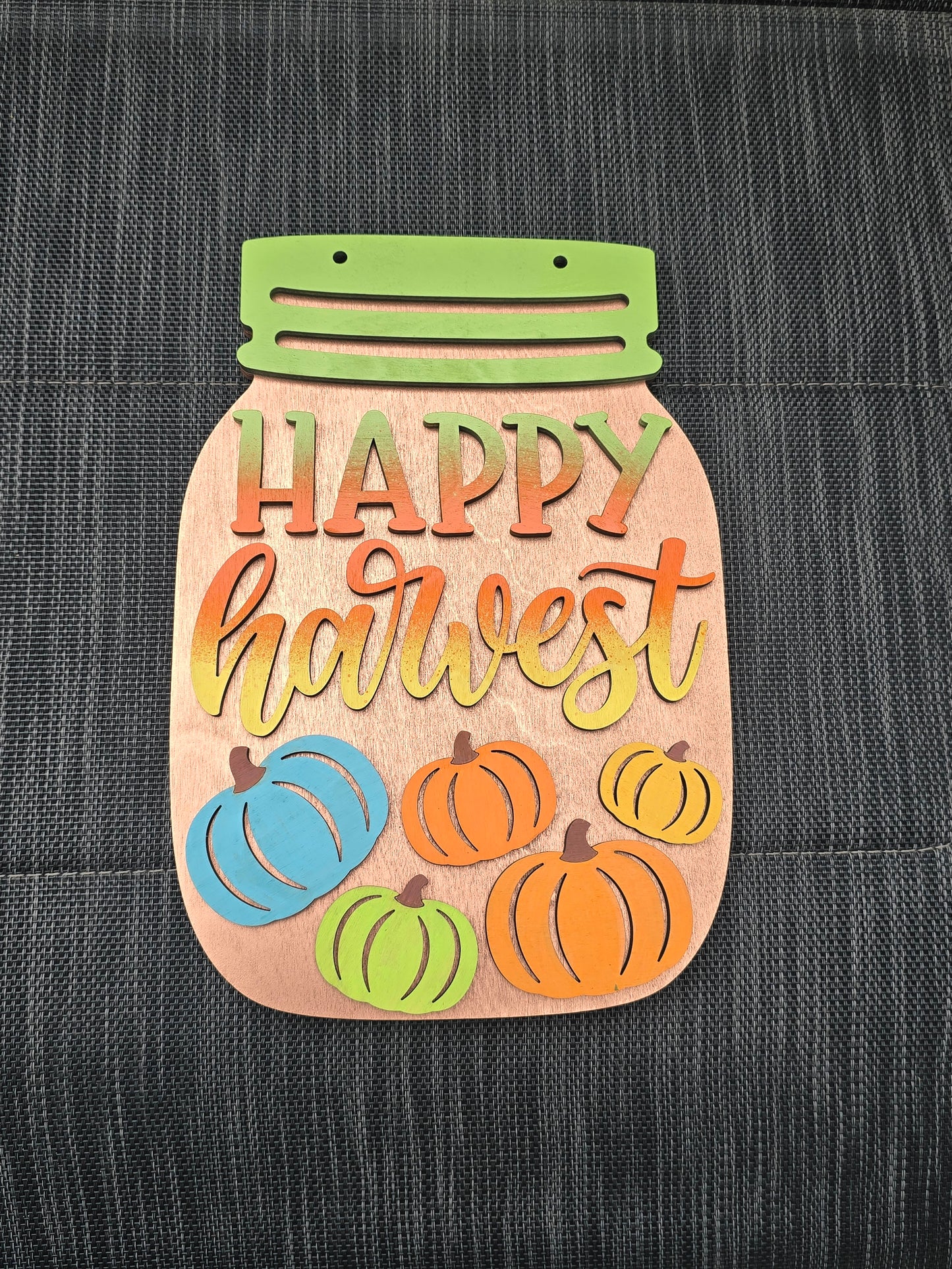 Finished Mason jar signs