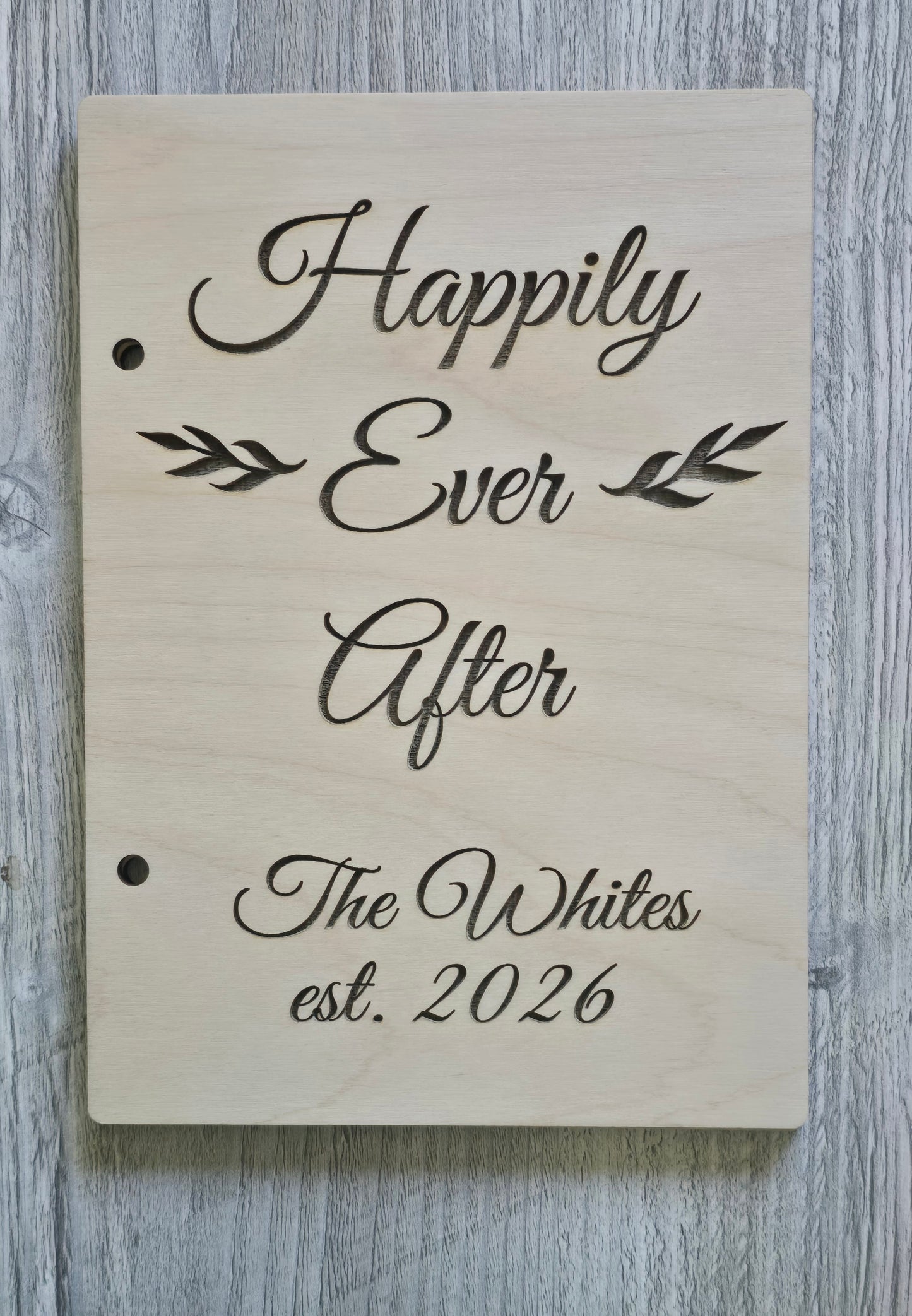 Greeting card holder Personalized