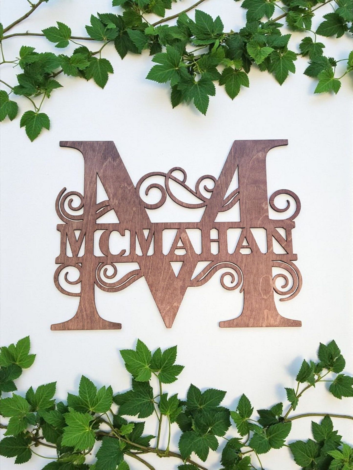 LAST NAME SIGN 11.5 or 15 personalized