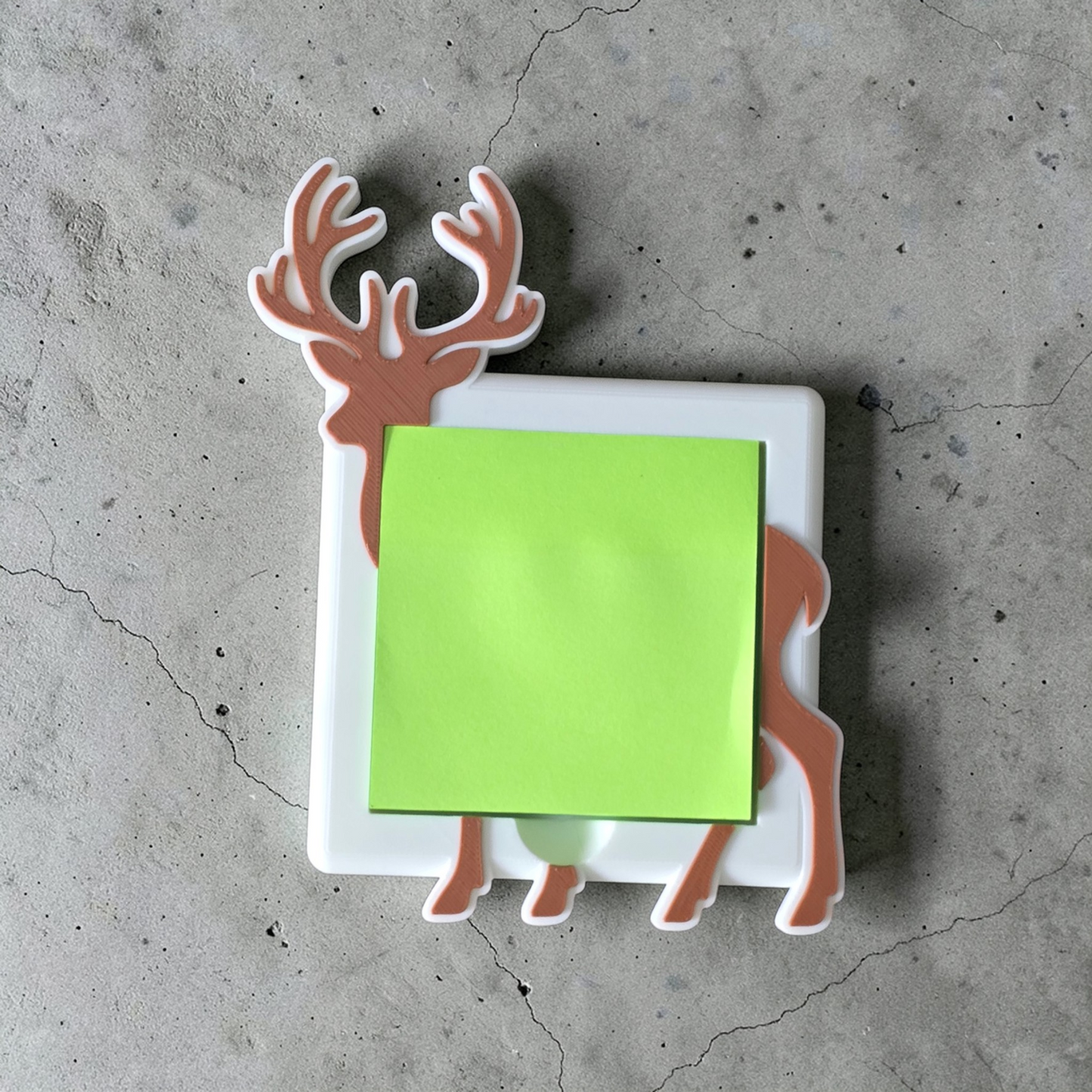 3D printed Deer sticky note holder