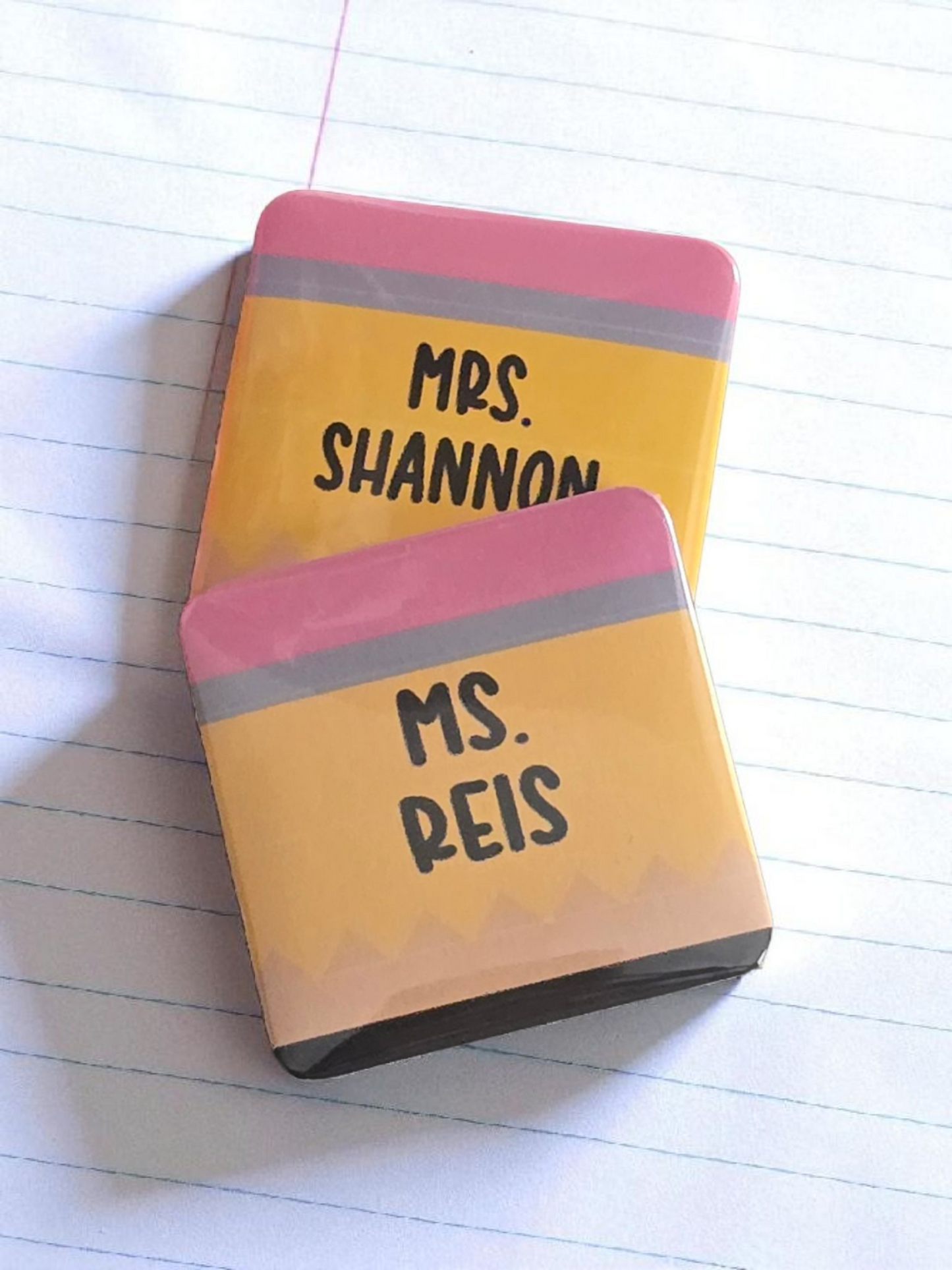 Teacher magnet personalized