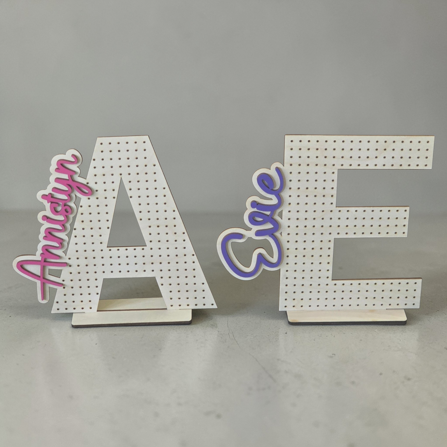 Earring holder personalized