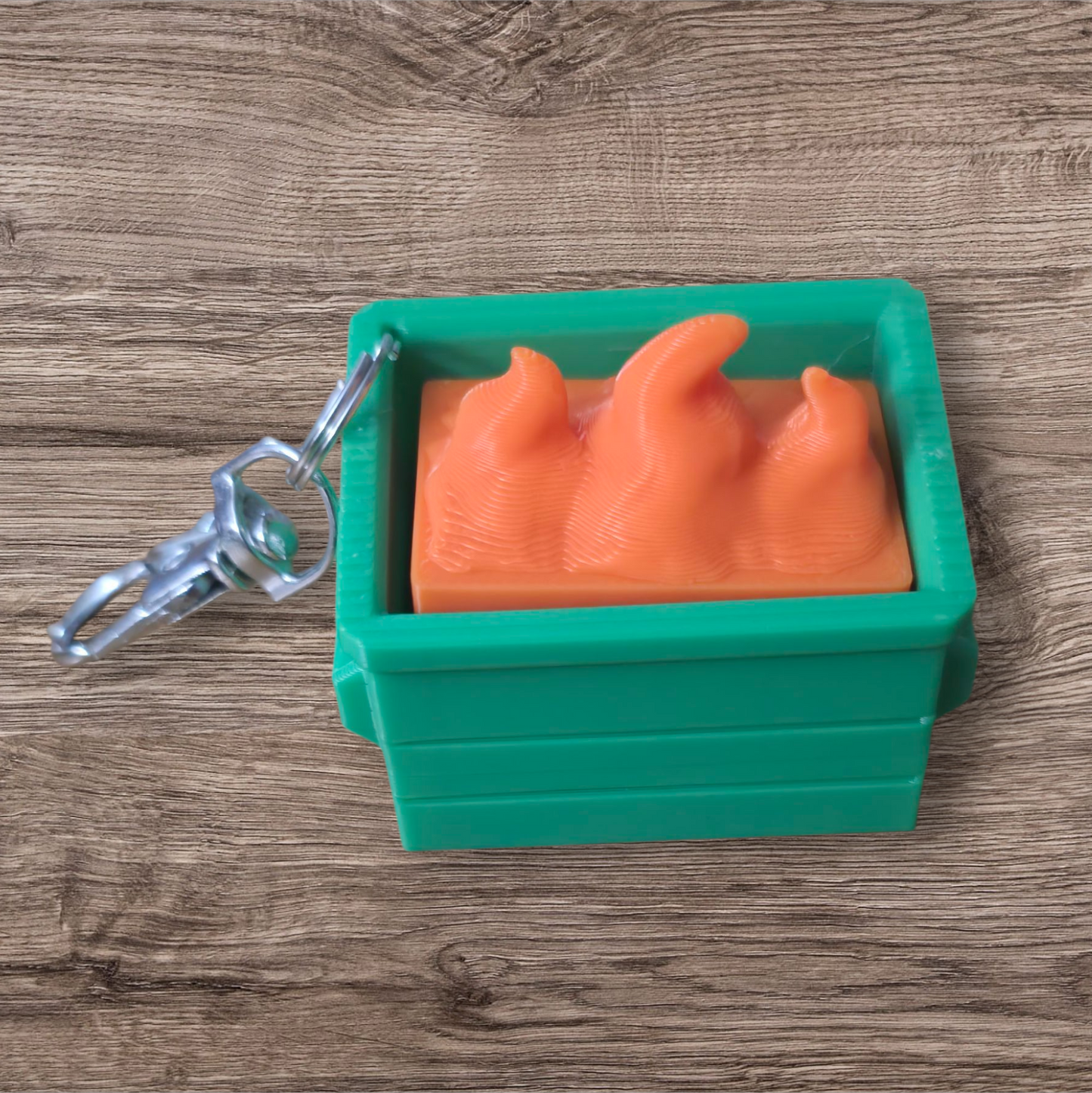 3D printed clicker fidget keychains