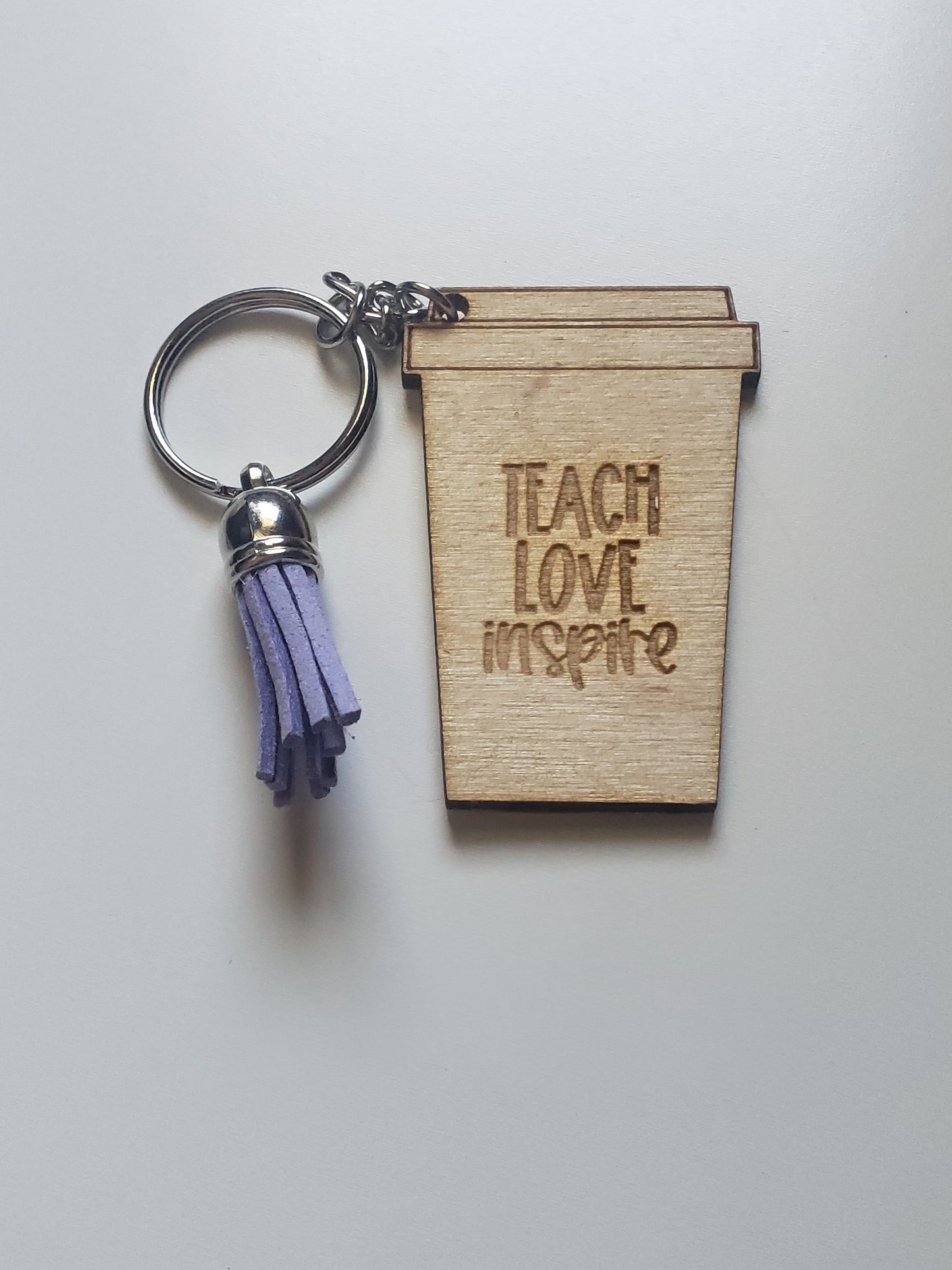 Teacher Coffee Cup Keychains