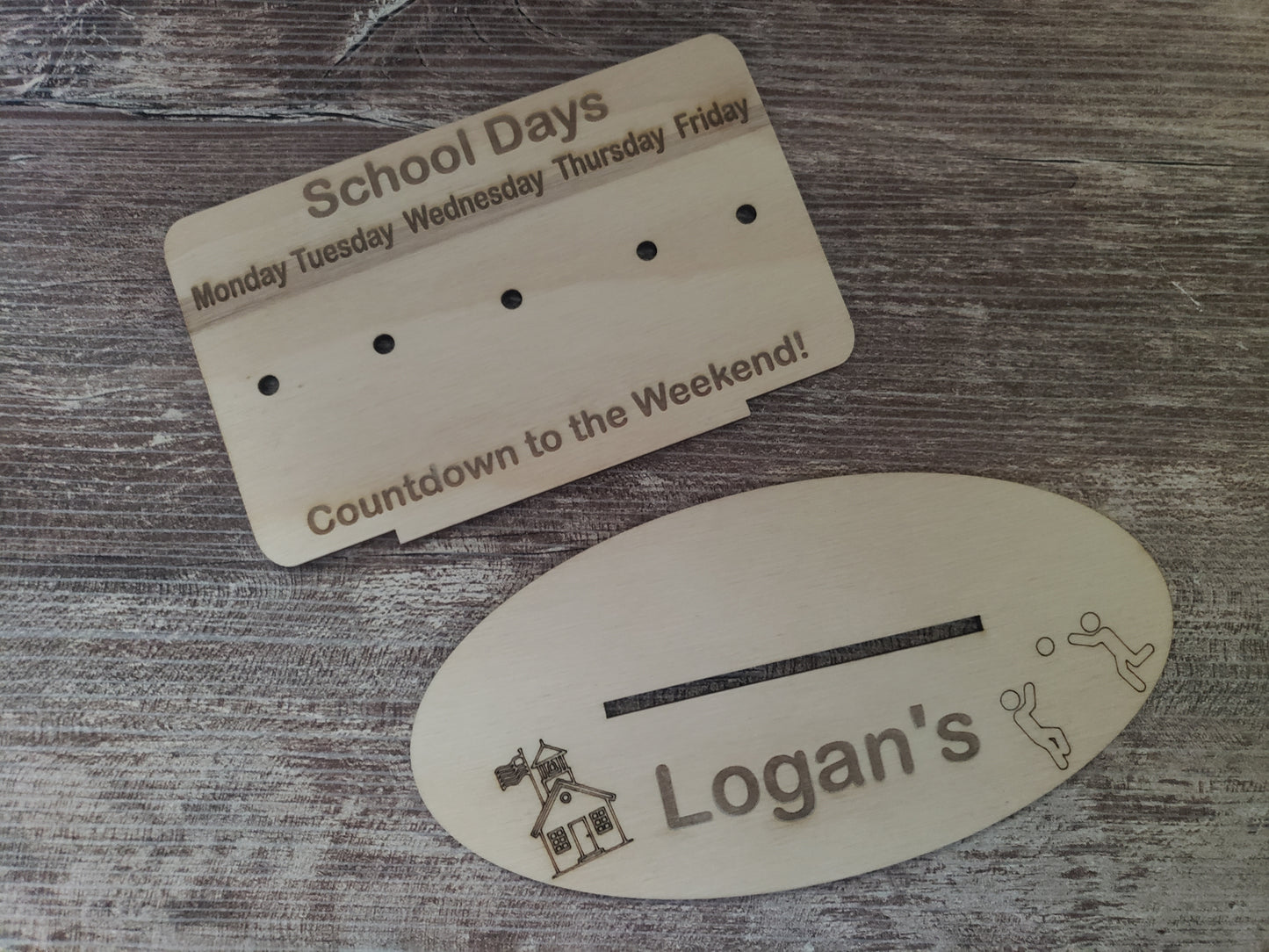 Countdown to the weekend sucker holder Personalized