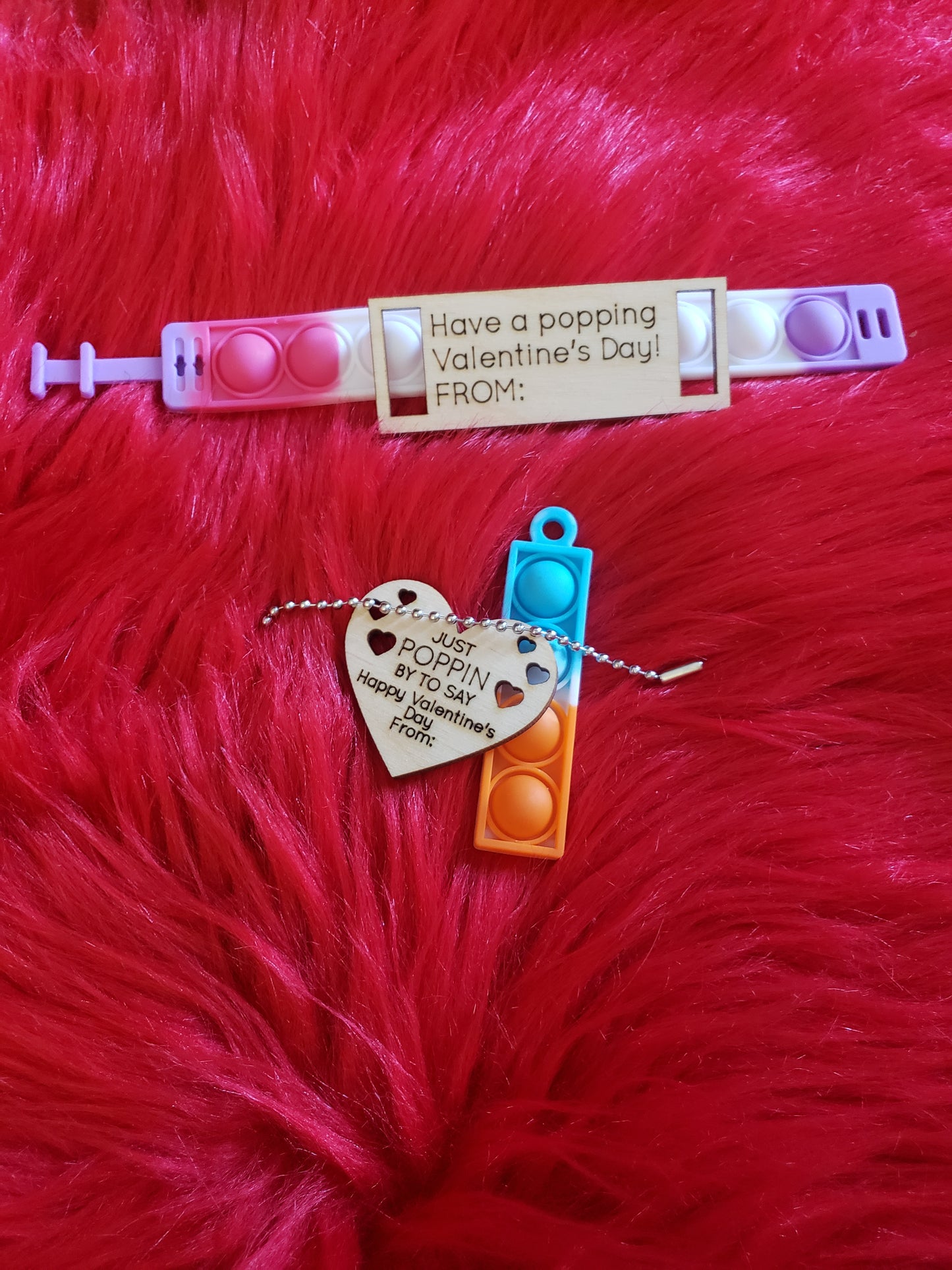 MOQ 5 Sale Special Pop it Valentines personalized