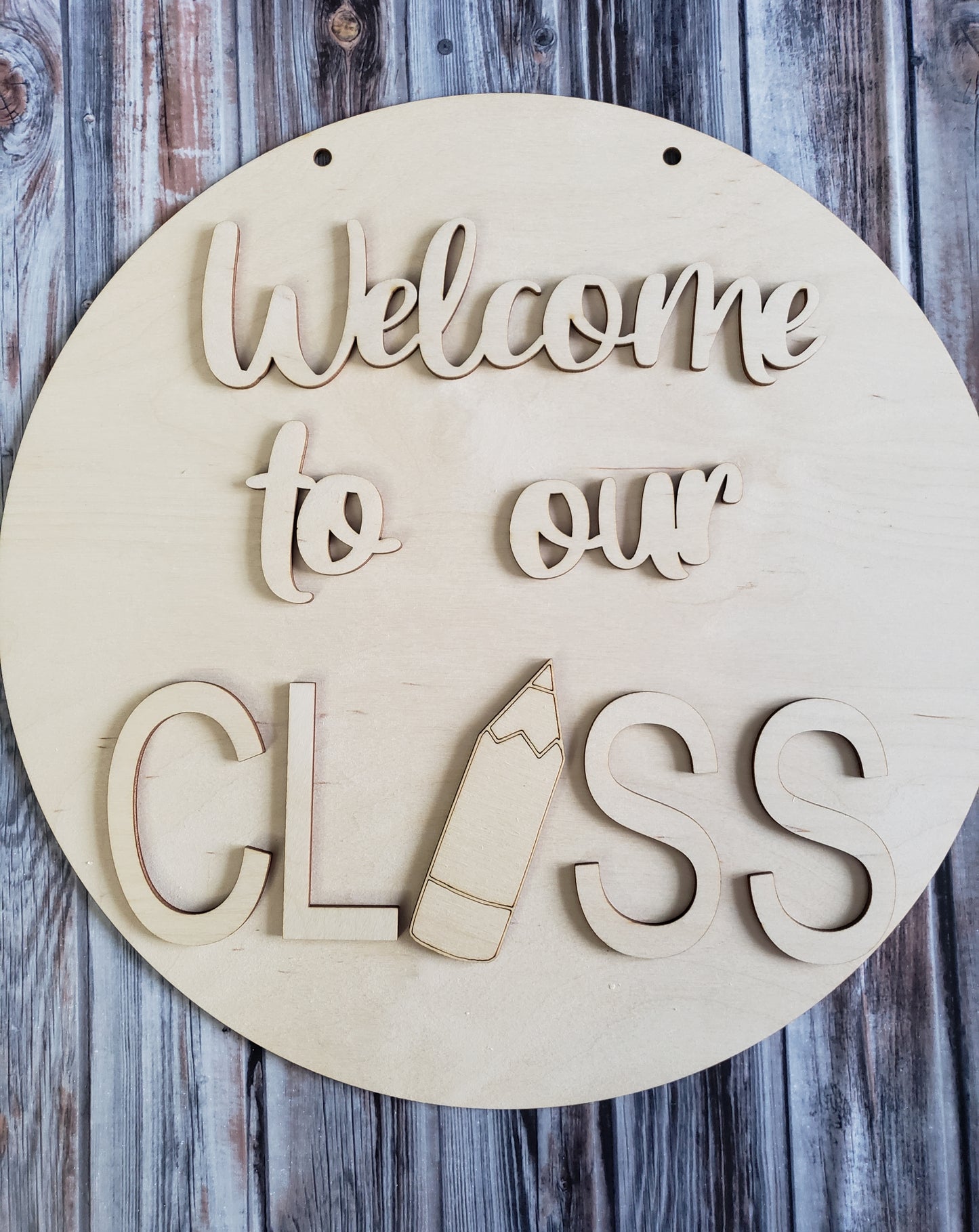 Welcome to our Class Interchangeable Sign