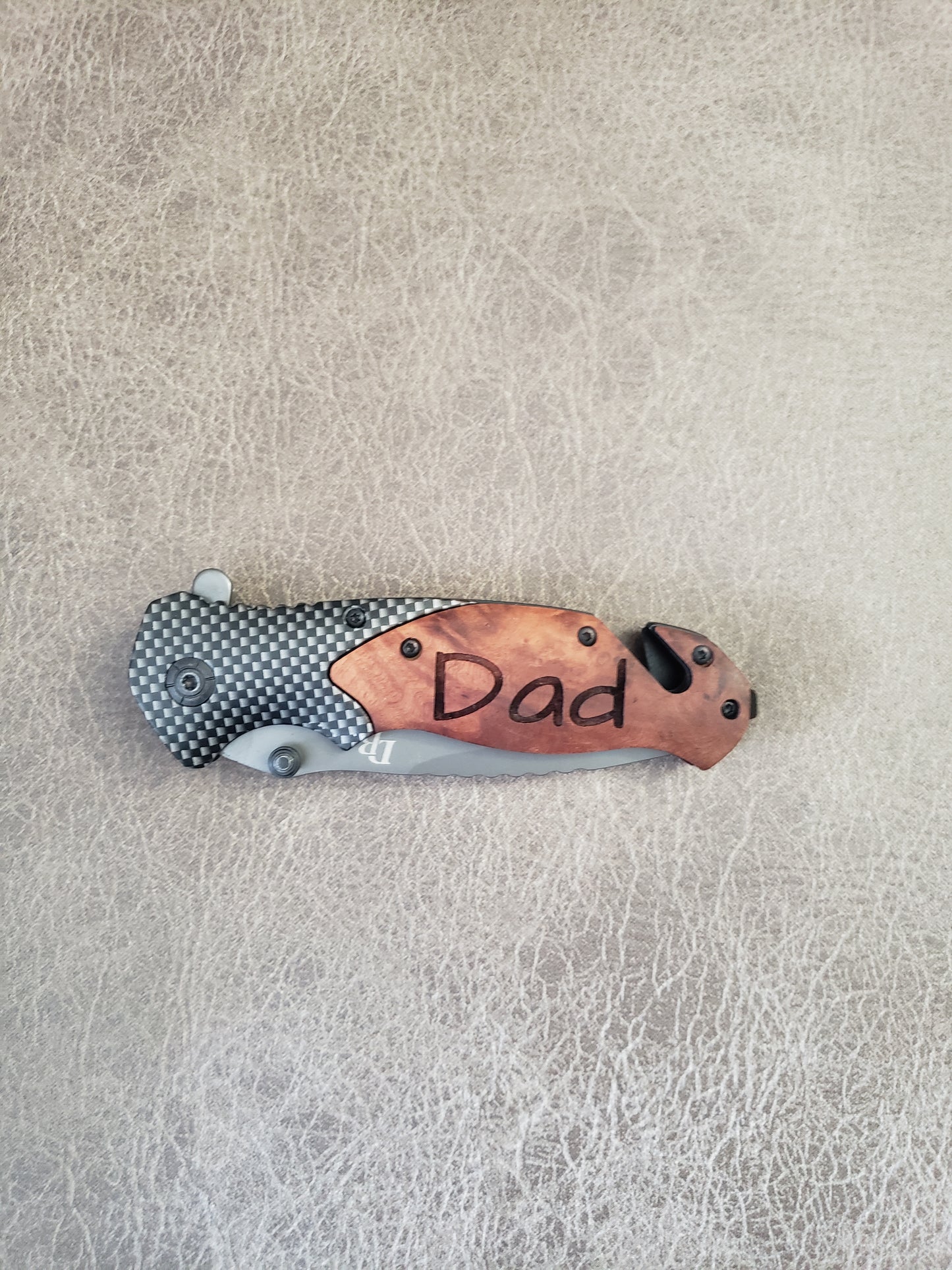 Pocket knives knife Personalized light color only. Dark is sold out!! Non-locking