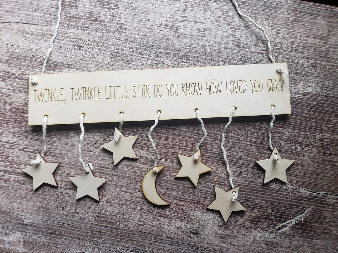 Twinkle twinkle little star kids decor