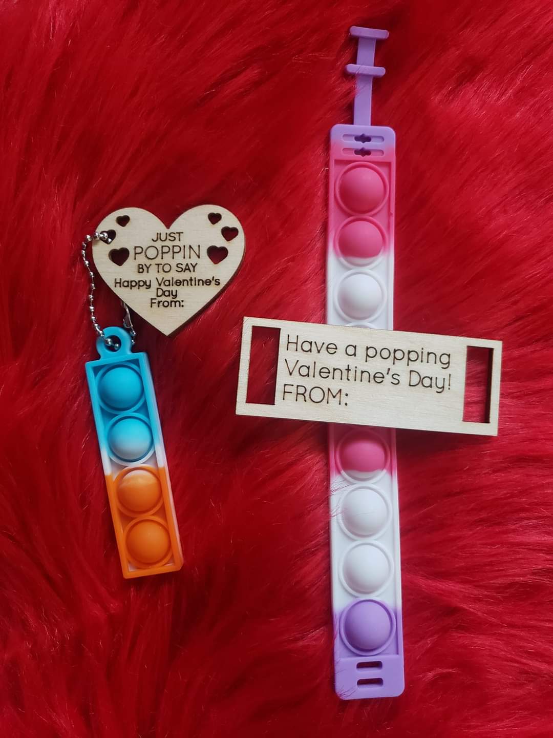 MOQ 5 Sale Special Pop it Valentines personalized