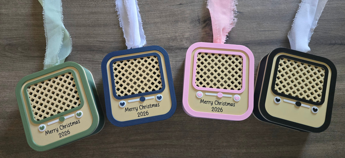 3D printer Voice Recorder Merry Christmas 2026 Ornament Personalized