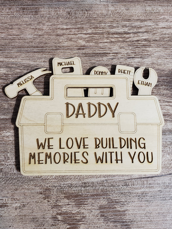 Daddy Toolbox Personalized